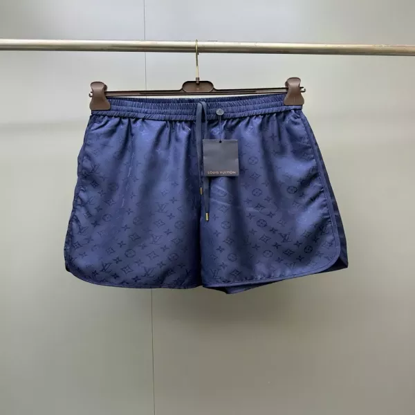 루이비통 모노그램 자카드 드로스트링 실크 쇼츠