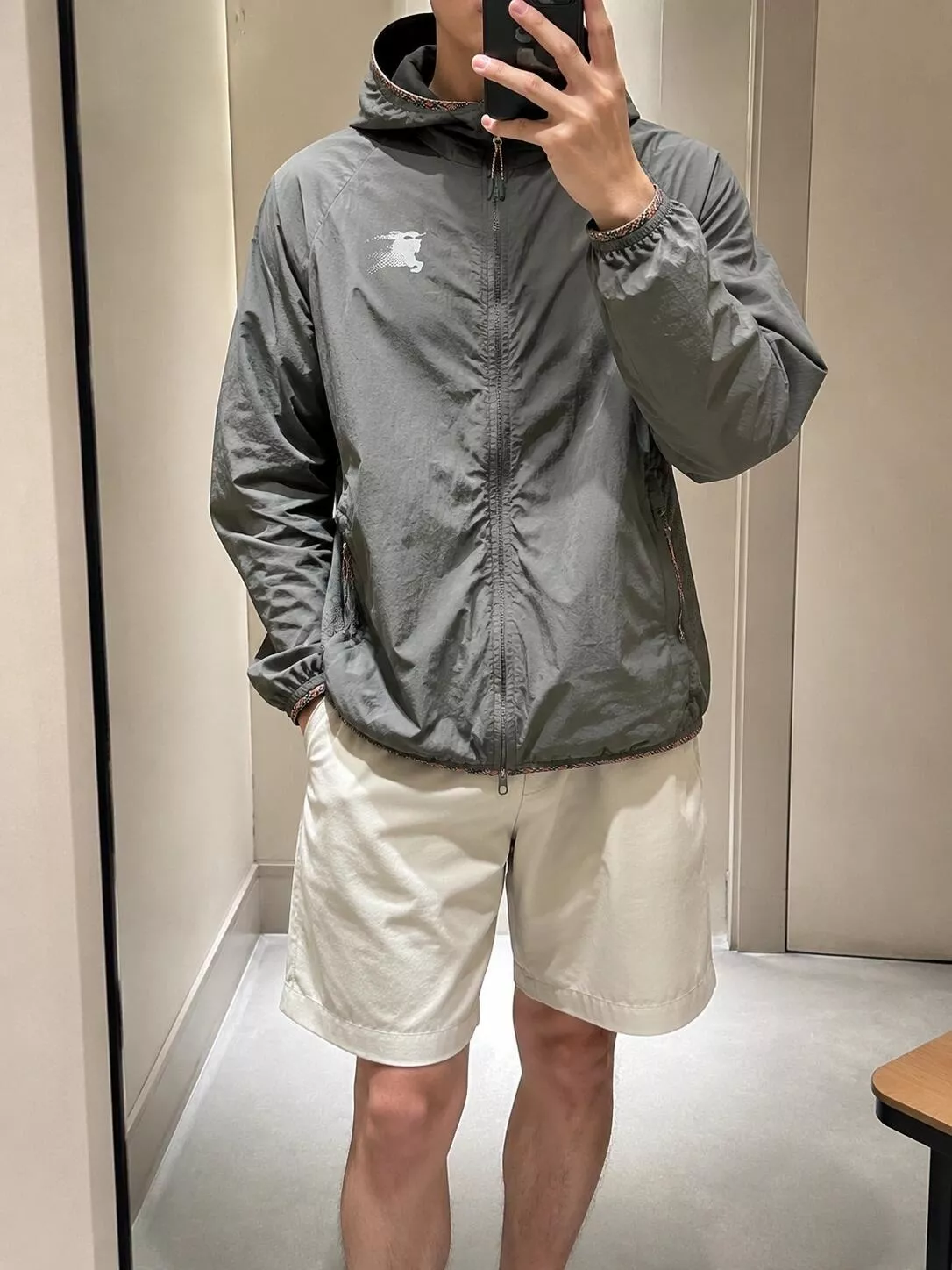 버버리 나일론 후드 집업 재킷 상세 이미지 27