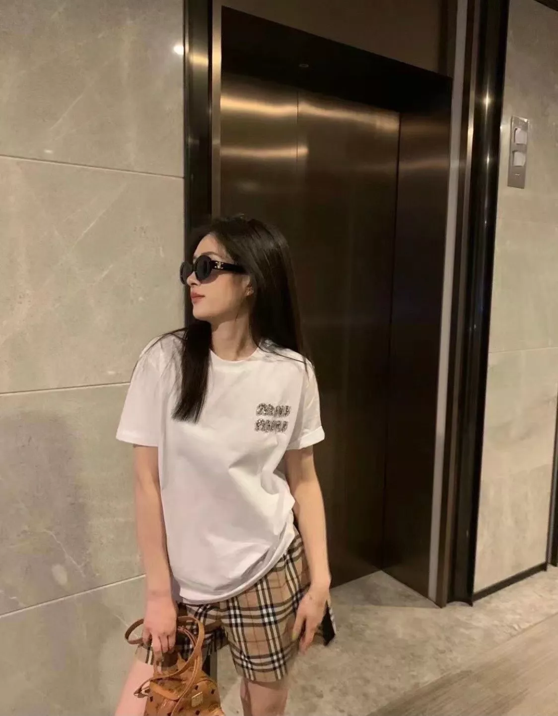 버버리 체크 패턴 사이드 테이프 하프 팬츠 상세 이미지 18
