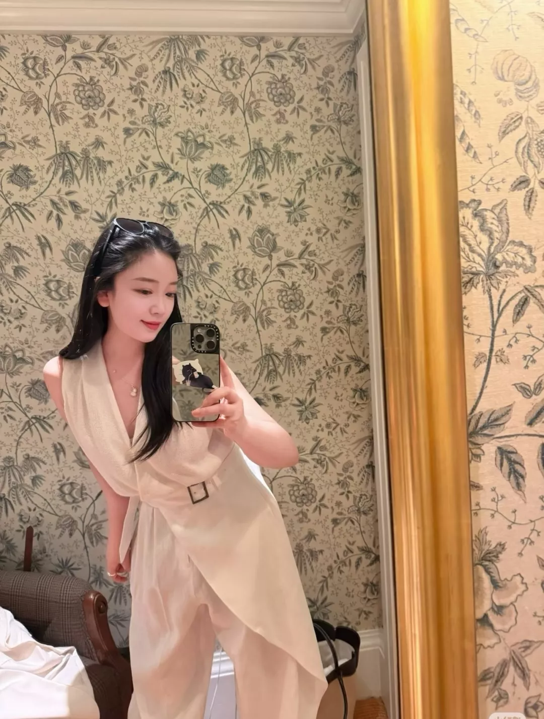랄프로렌 랩 패널 벨트 포인트 린넨 테이퍼드 팬츠 상세 이미지 14