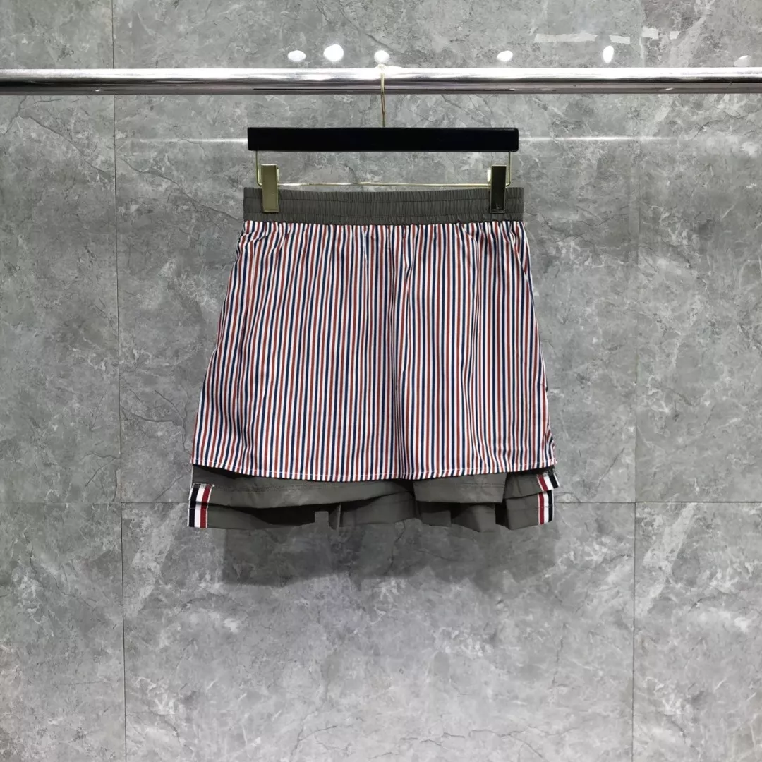 톰브라운 사선 포인트 밴딩 플리츠 미니 스커트 상세 이미지 15