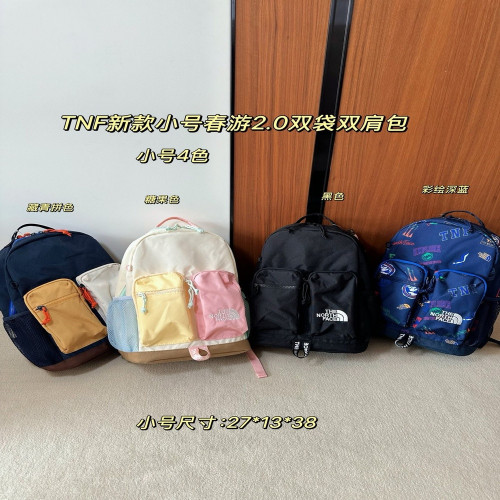 노스페이스 스몰 2.0 더블 포켓 나일론 백팩