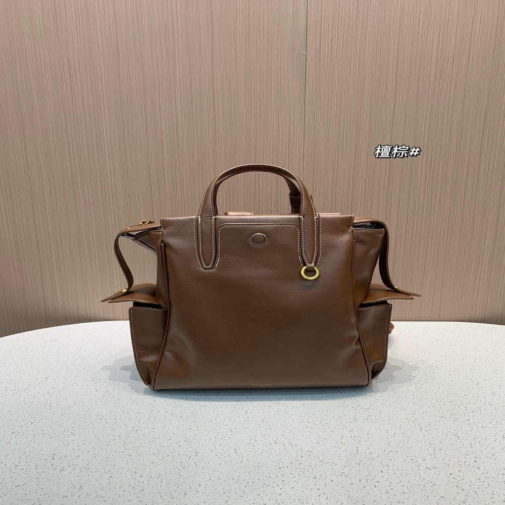 송몬트 순적 스몰 토트형 레더 백팩