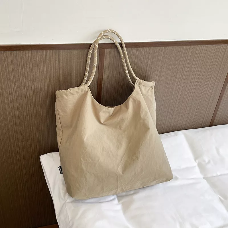 컨버스 스타 프린트 대용량 캔버스 토트백 상세 이미지 2