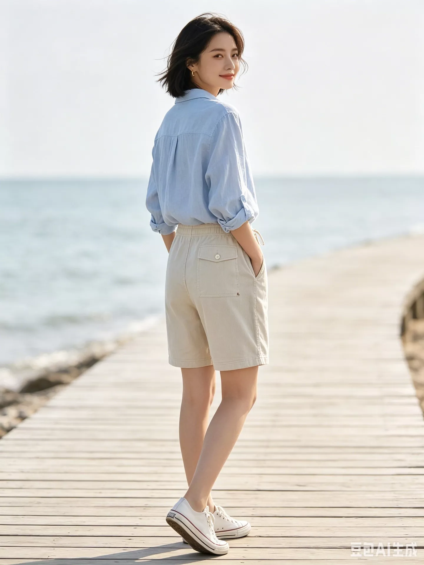 랄프로렌 포니 자수 코듀로이 밴딩 하프 팬츠 상세 이미지 14