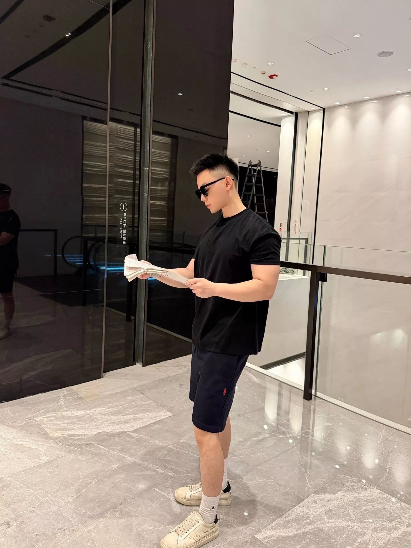랄프로렌 포니 자수 테리 하프 팬츠 상세 이미지 11