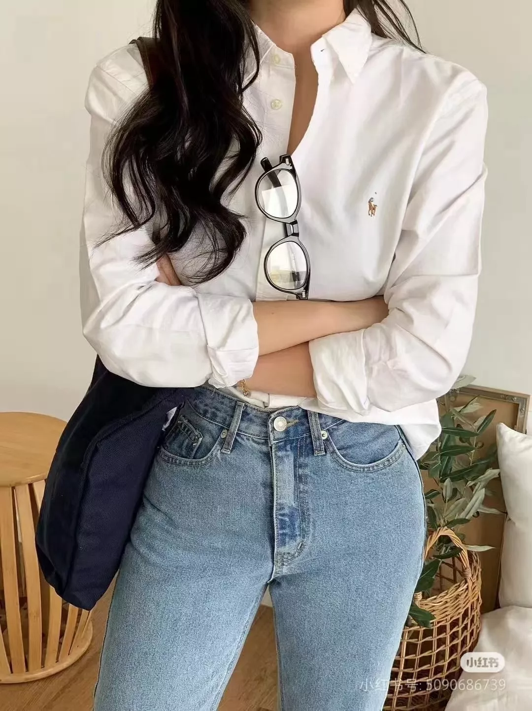 랄프로렌 컬러 포니 자수 옥스퍼드 긴소매 셔츠 상세 이미지 17