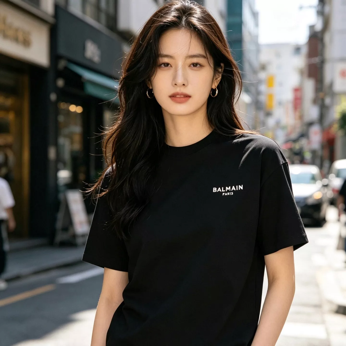 발망 26SS 압고무 로고 반소매 티셔츠 상세 이미지 12