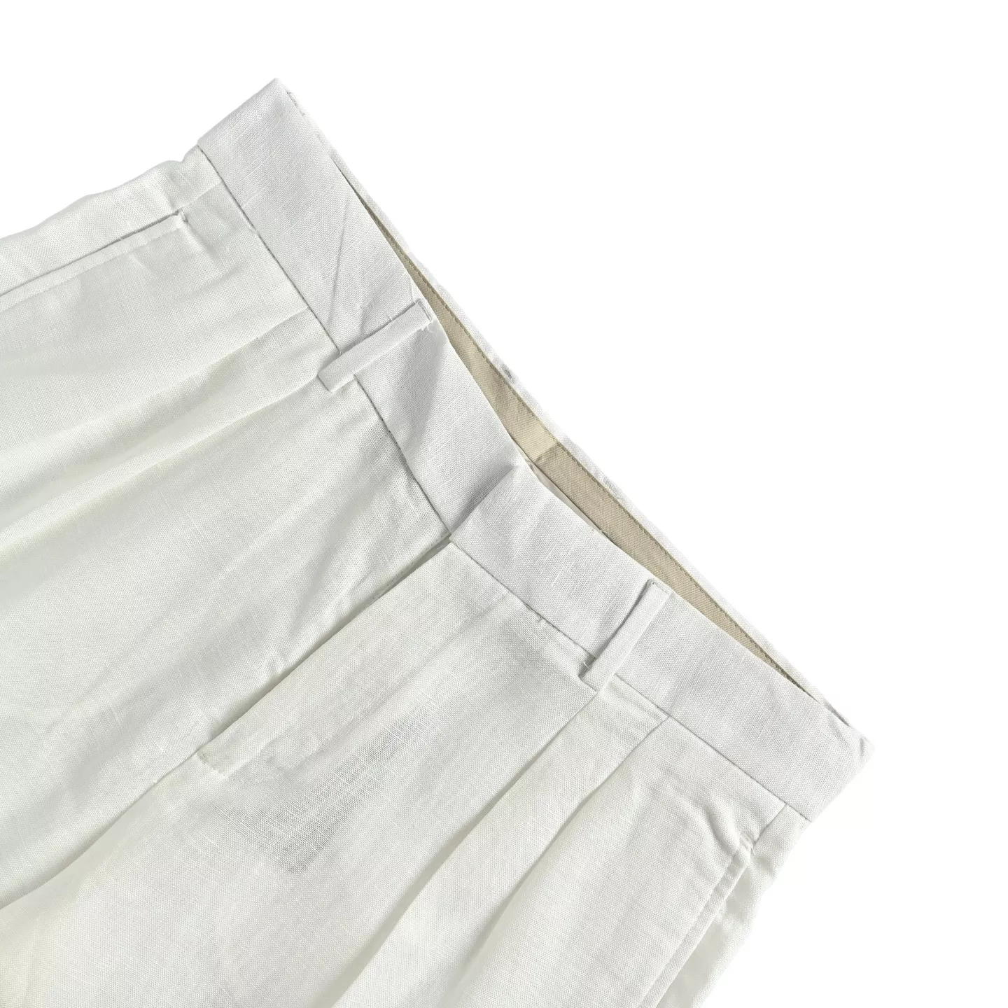 로로피아나 카를로 코튼 블렌드 스트레이트 하프 팬츠 상세 이미지 4