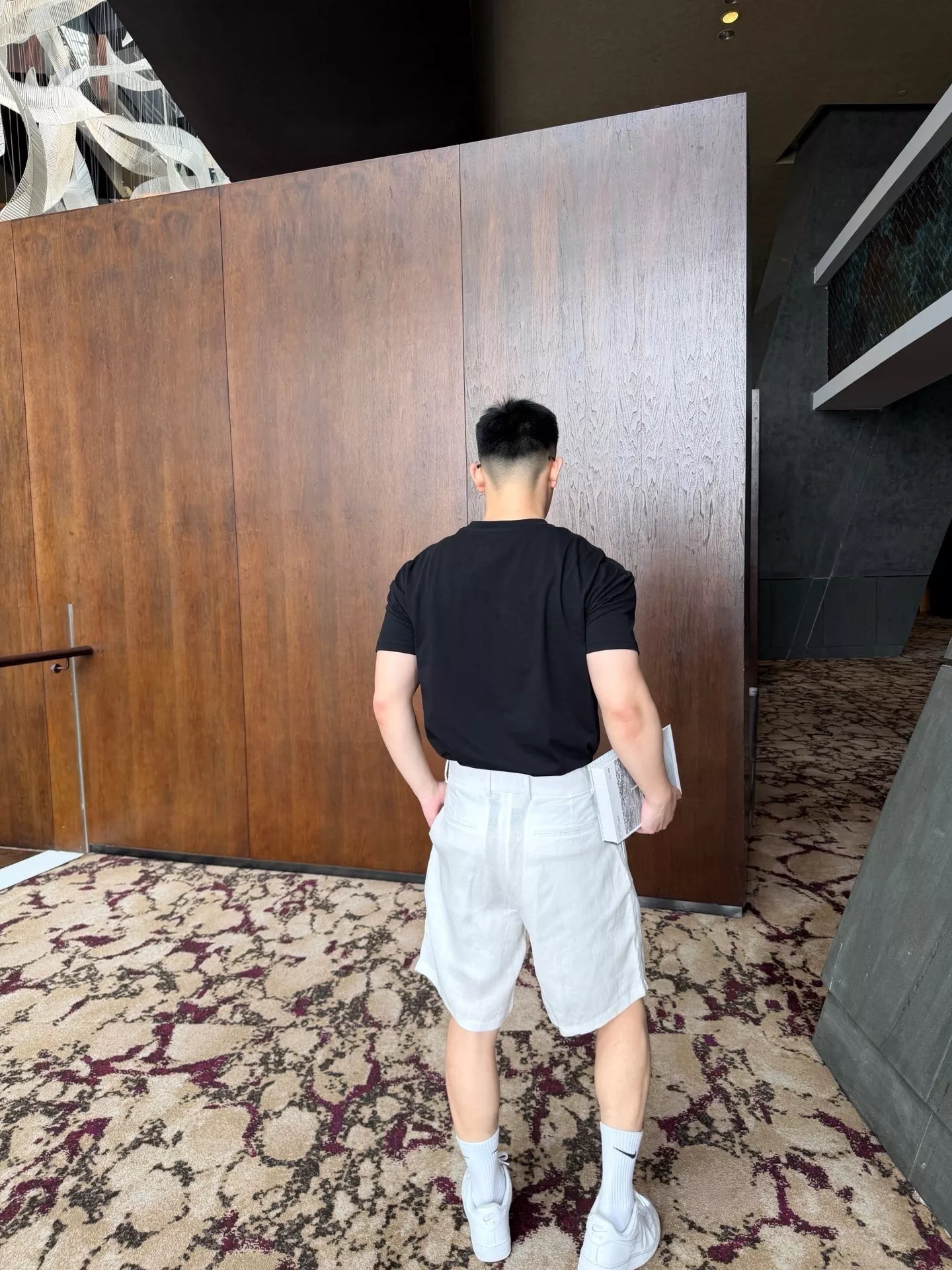 로로피아나 카를로 코튼 블렌드 스트레이트 하프 팬츠 상세 이미지 12