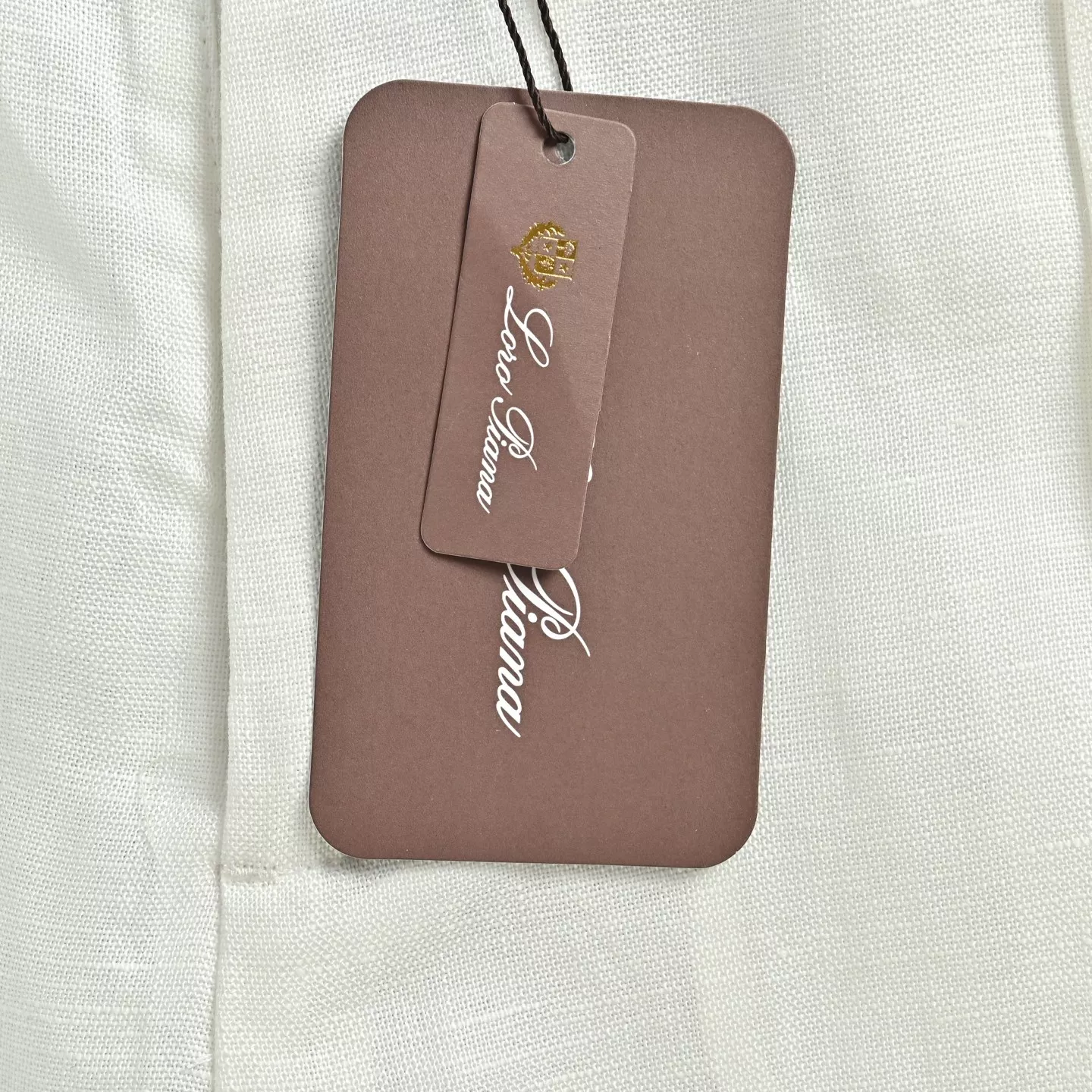 로로피아나 카를로 코튼 블렌드 스트레이트 하프 팬츠 상세 이미지 7