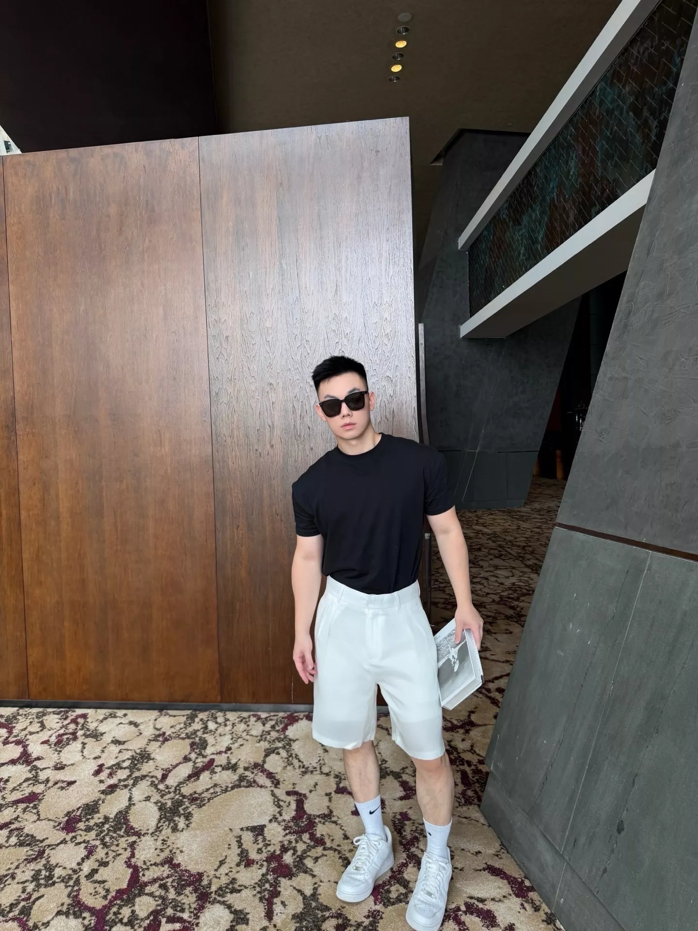 로로피아나 카를로 코튼 블렌드 스트레이트 하프 팬츠 상세 이미지 11
