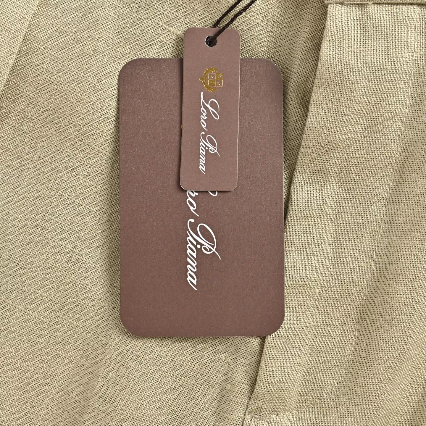 로로피아나 카를로 코튼 혼방 스트레이트 하프 팬츠 상세 이미지 7
