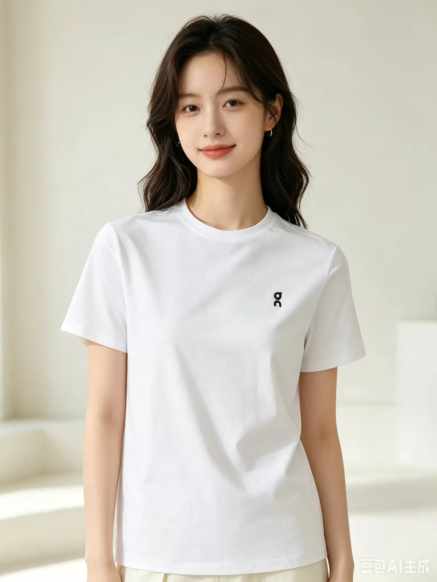 온러닝 실리콘 로고 아이스 실크 반소매 티셔츠 상세 이미지 17