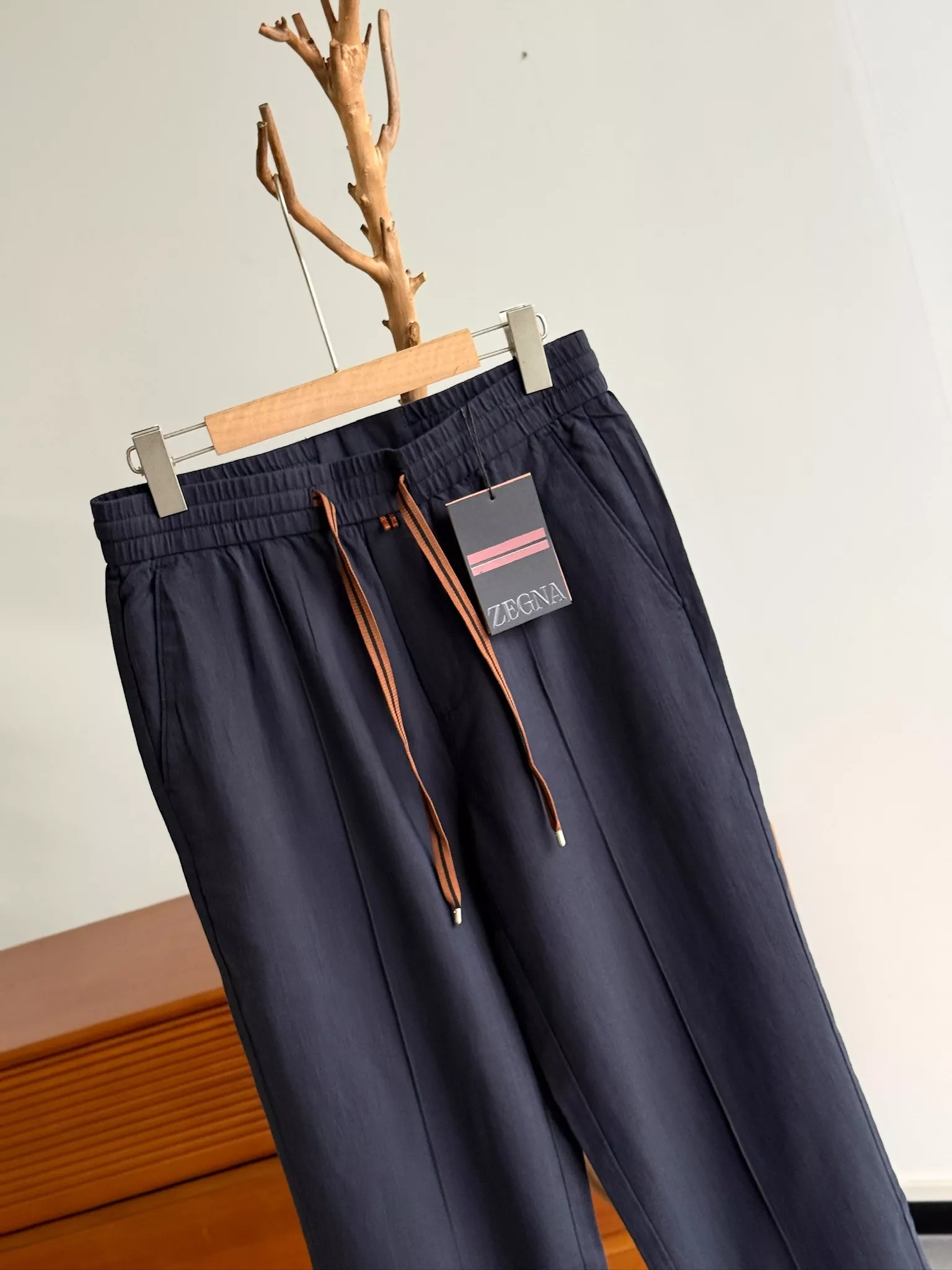 제냐 텐셀 린넨 클래식 밴딩 캐주얼 팬츠 상세 이미지 13