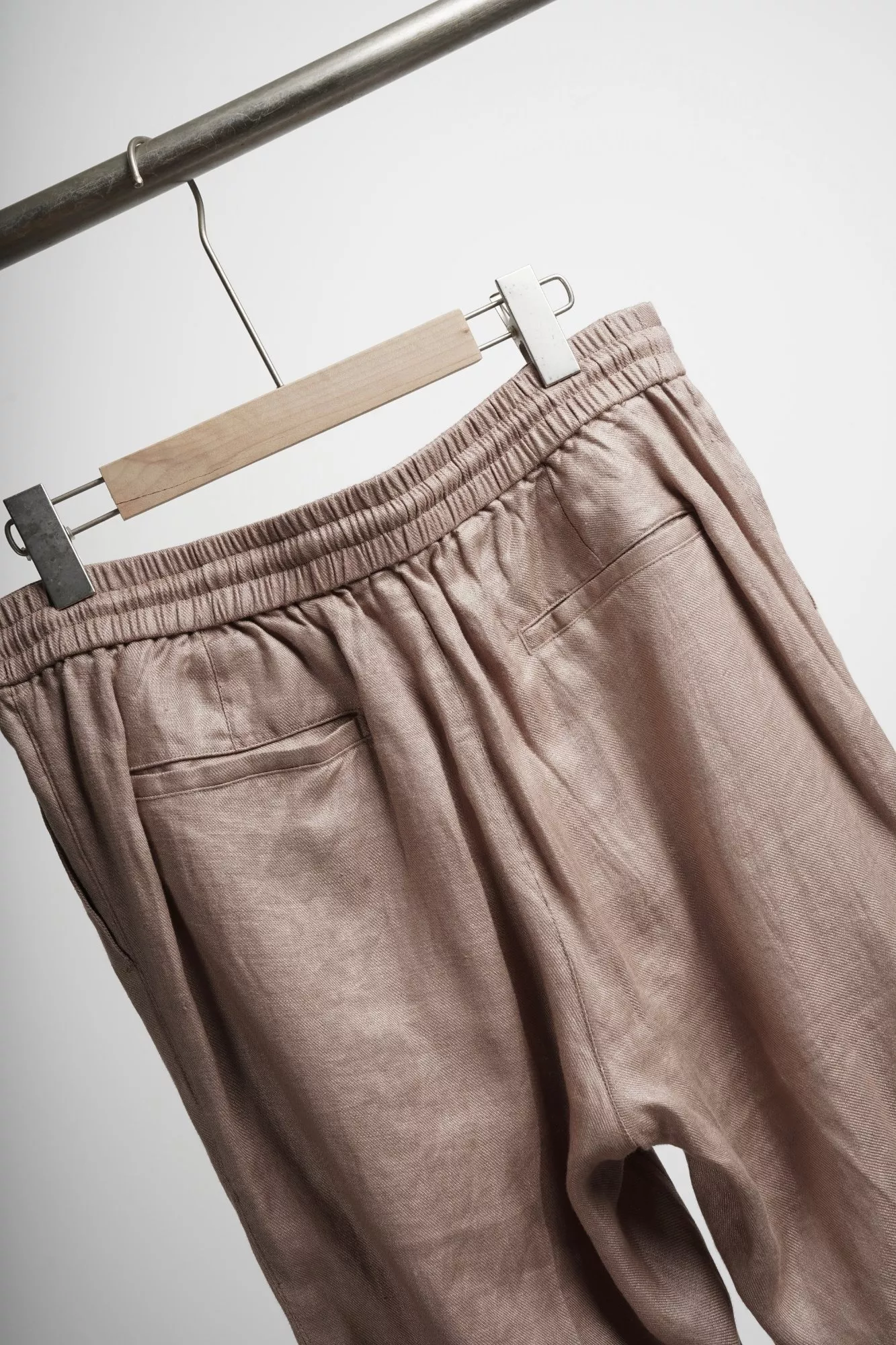 브루넬로쿠치넬리 드로스트링 더블 플리츠 린넨 개버딘 팬츠 상세 이미지 23