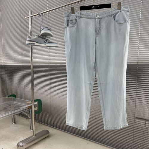 브루넬로쿠치넬리 효소 워싱 텐셀 소프트 데님 팬츠