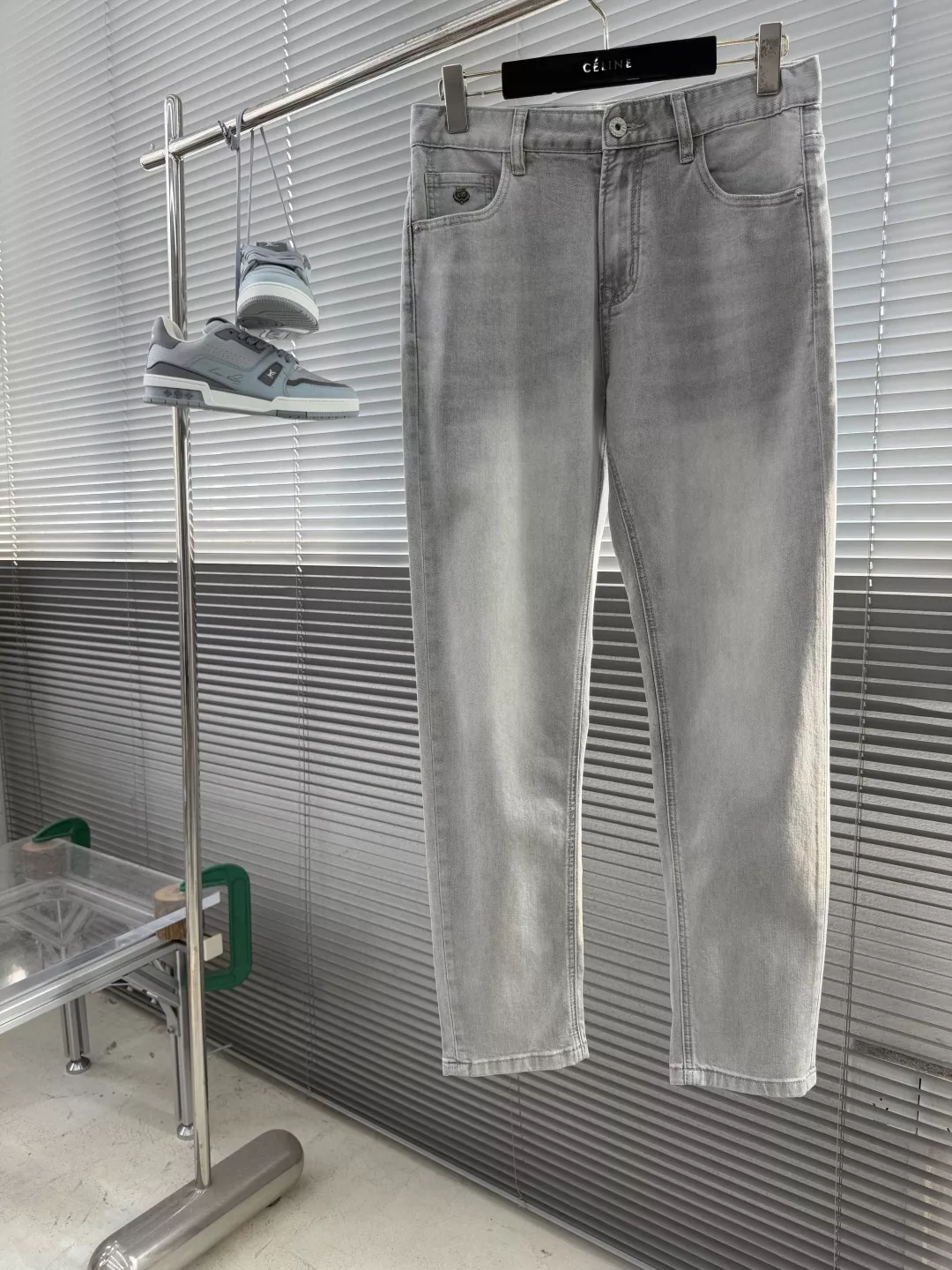 로로피아나 라이크라 코튼 워싱 데님 팬츠 상세 이미지 1