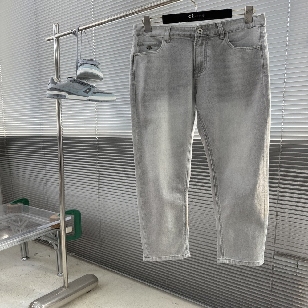 로로피아나 라이크라 코튼 워싱 데님 팬츠