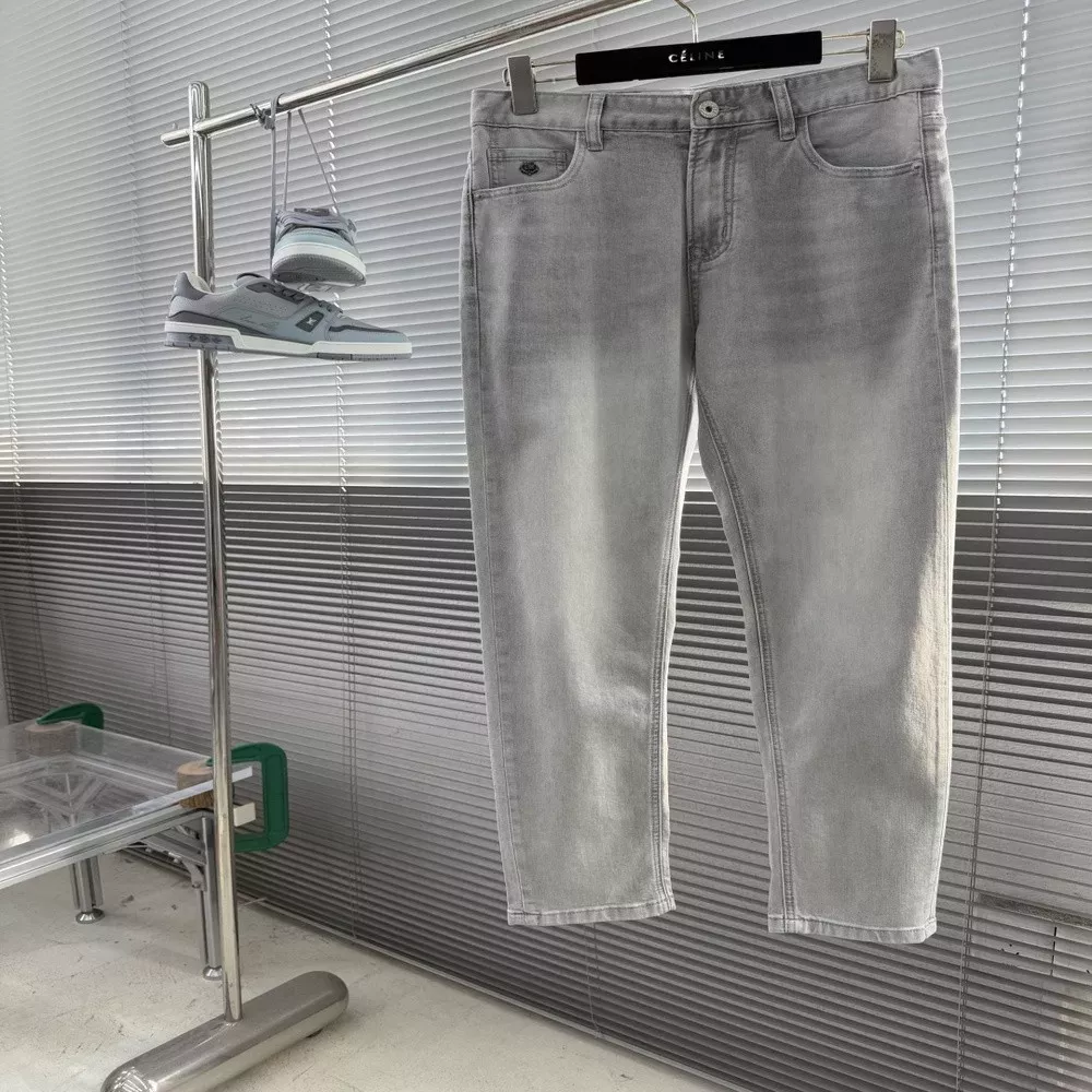 로로피아나 라이크라 코튼 워싱 데님 팬츠