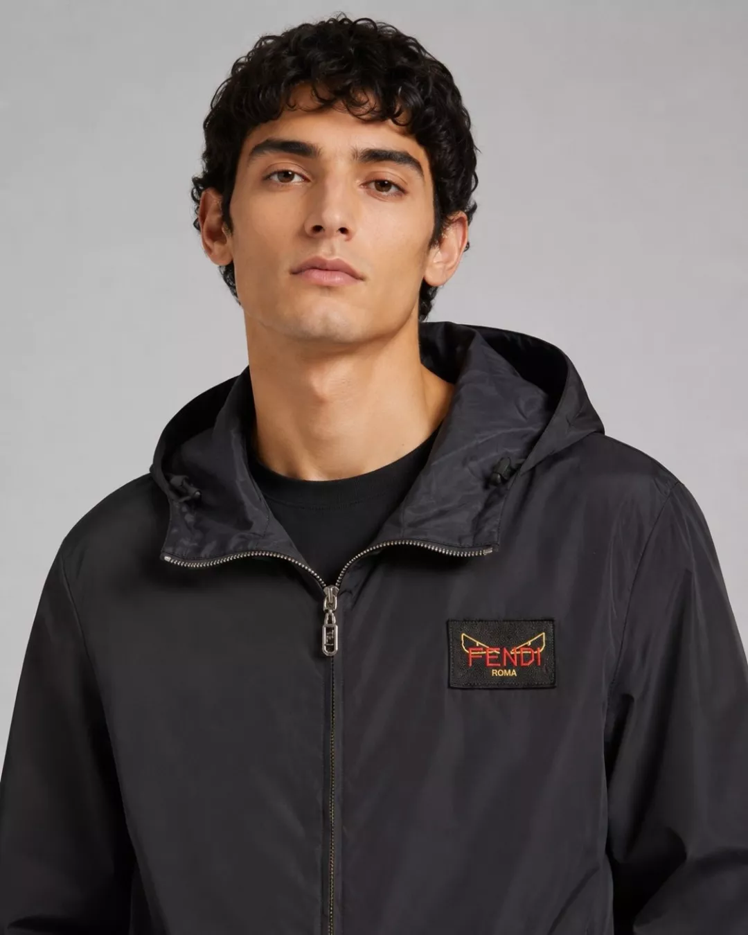 펜디 리버서블 FF 자카드 나일론 후드 집업 재킷 상세 이미지 28