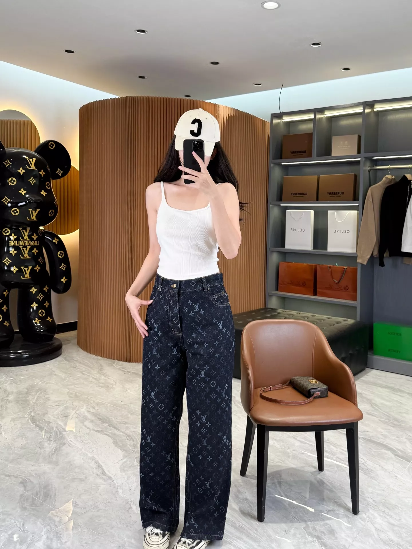 루이비통 하이서머 모노그램 워시드 데님 워크 재킷 팬츠 세트 상세 이미지 86