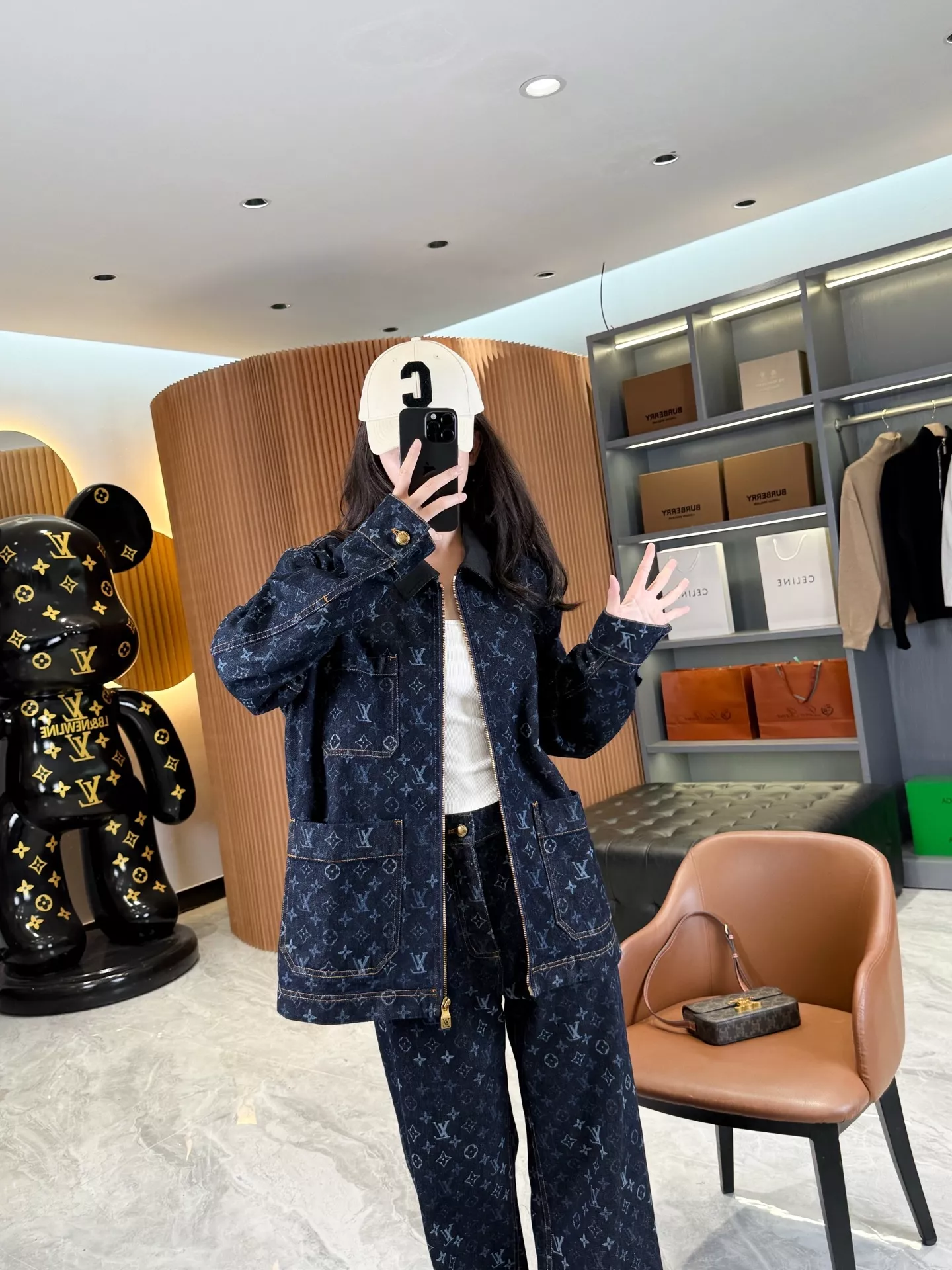 루이비통 하이서머 모노그램 워시드 데님 워크 재킷 팬츠 세트 상세 이미지 78