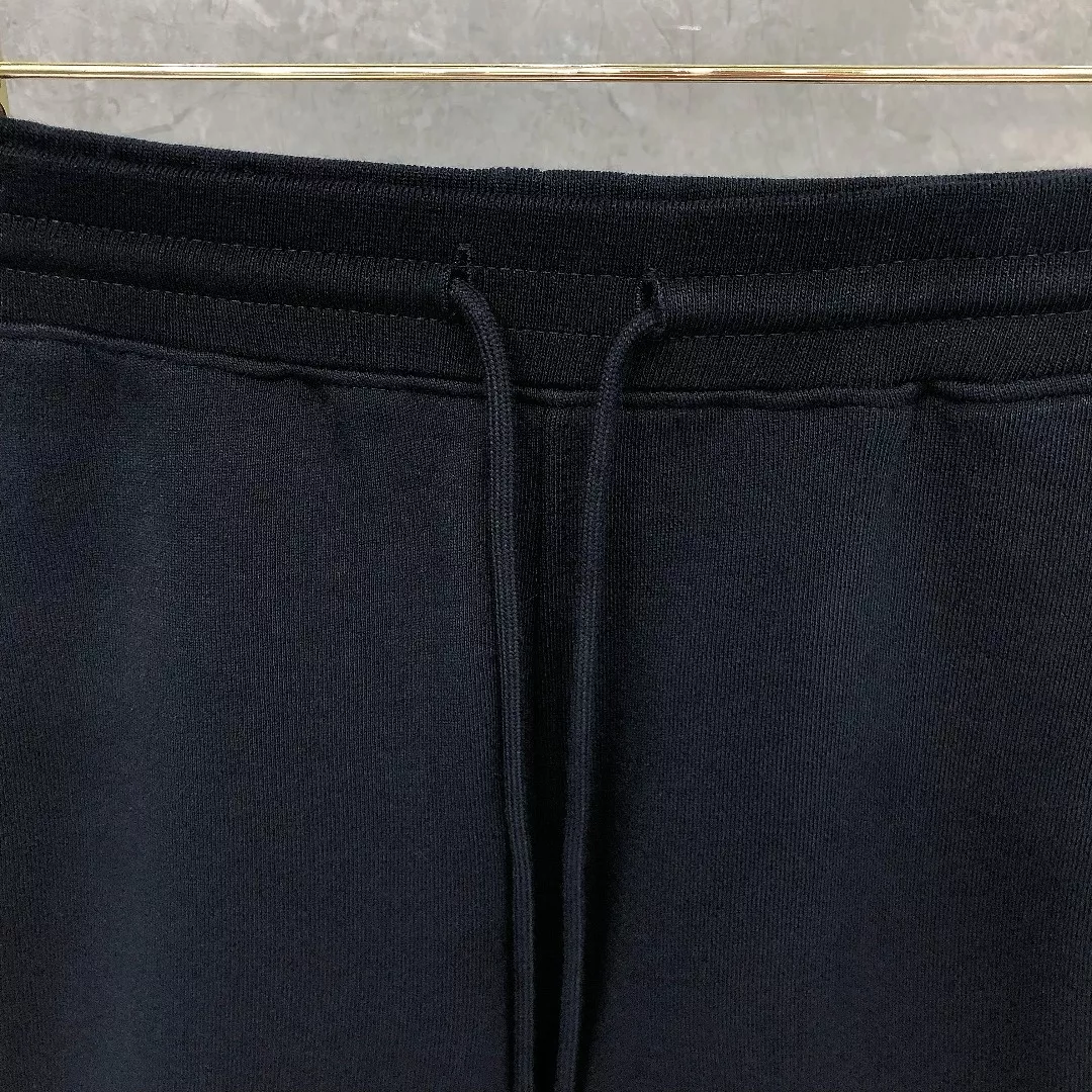 톰브라운 사이드 스트라이프 배색 밴딩 하프 팬츠 상세 이미지 19