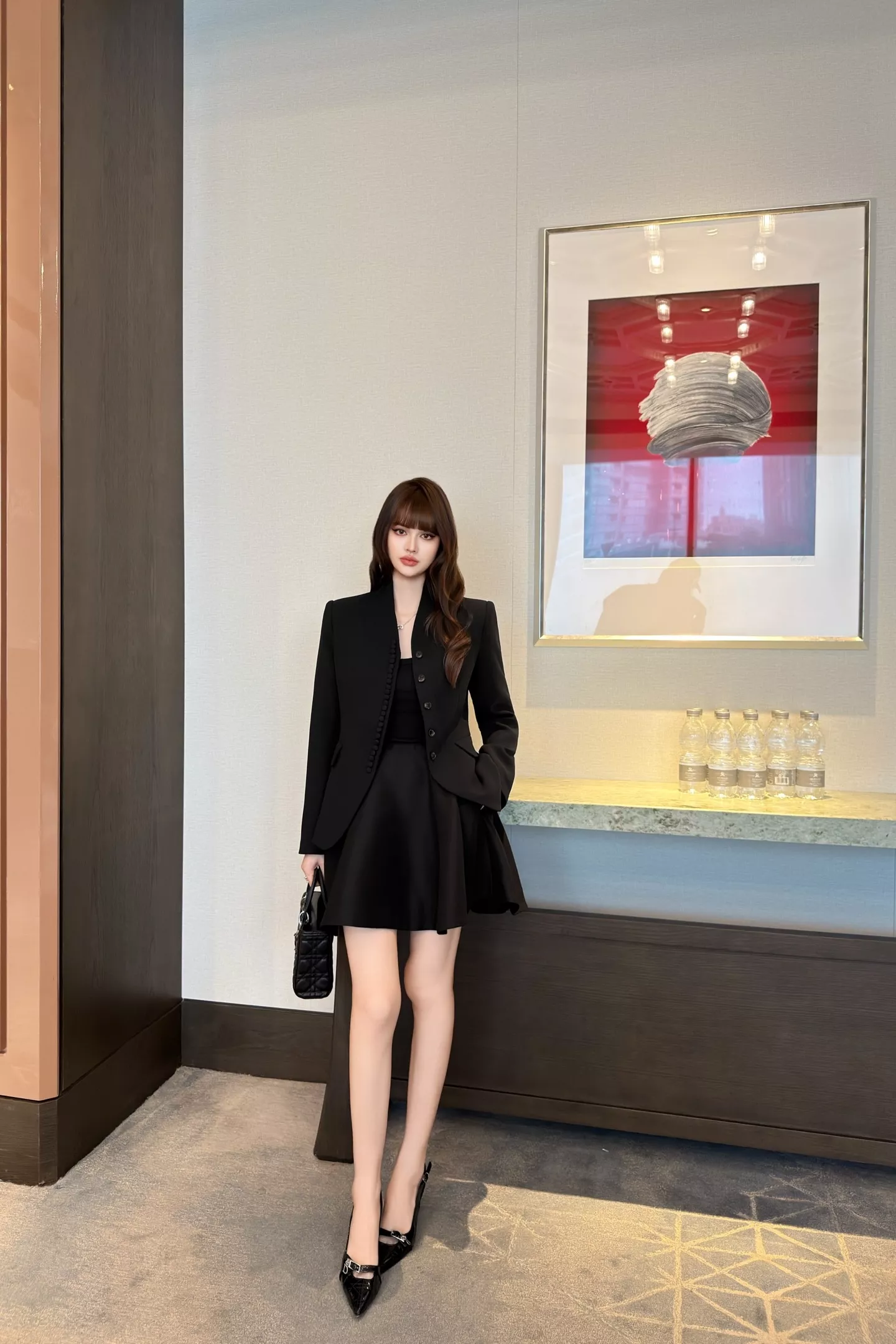 디올 스탠드칼라 슬림핏 버튼 정장 재킷 상세 이미지 37
