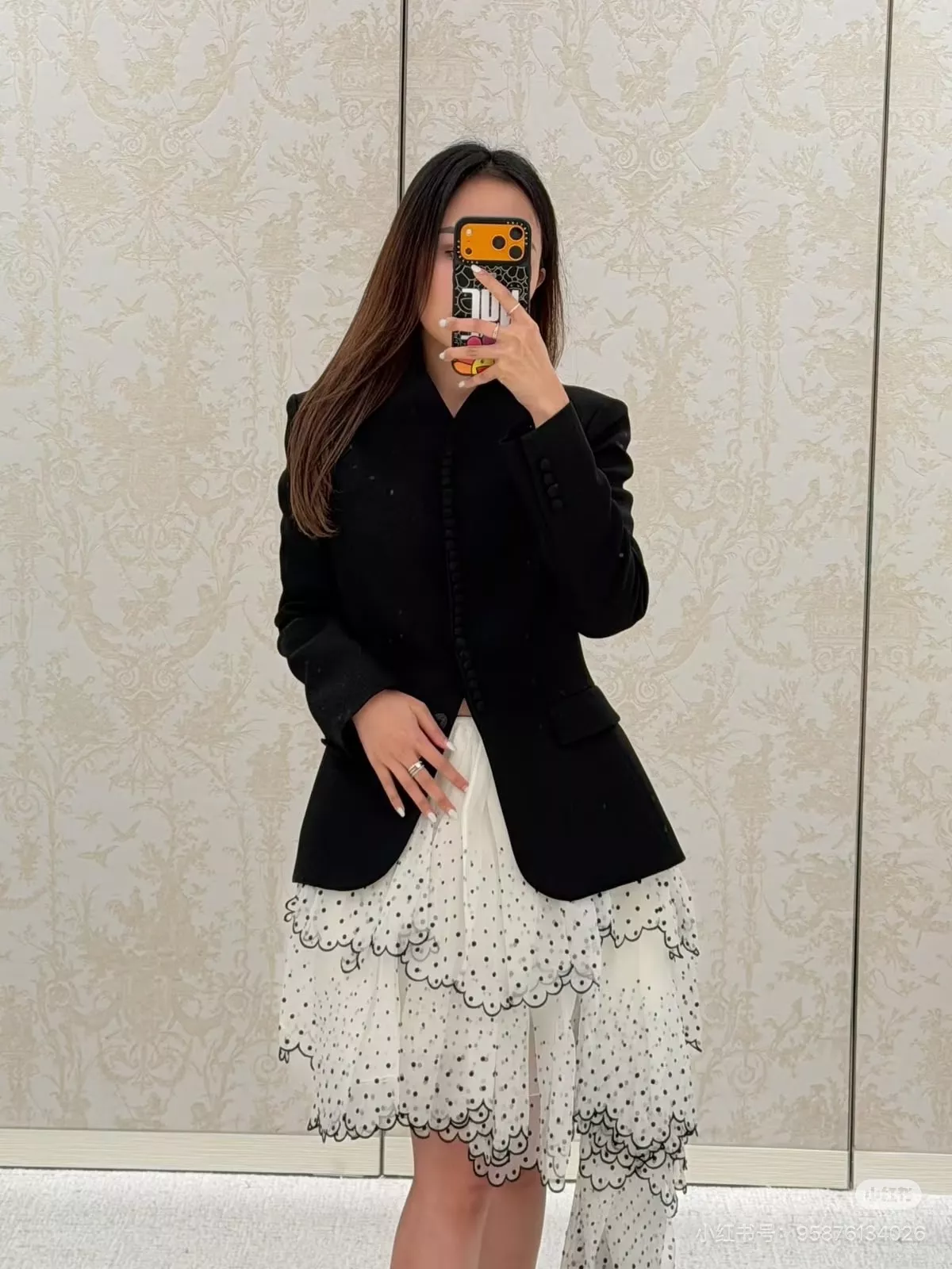 디올 스탠드칼라 슬림핏 버튼 정장 재킷 상세 이미지 20