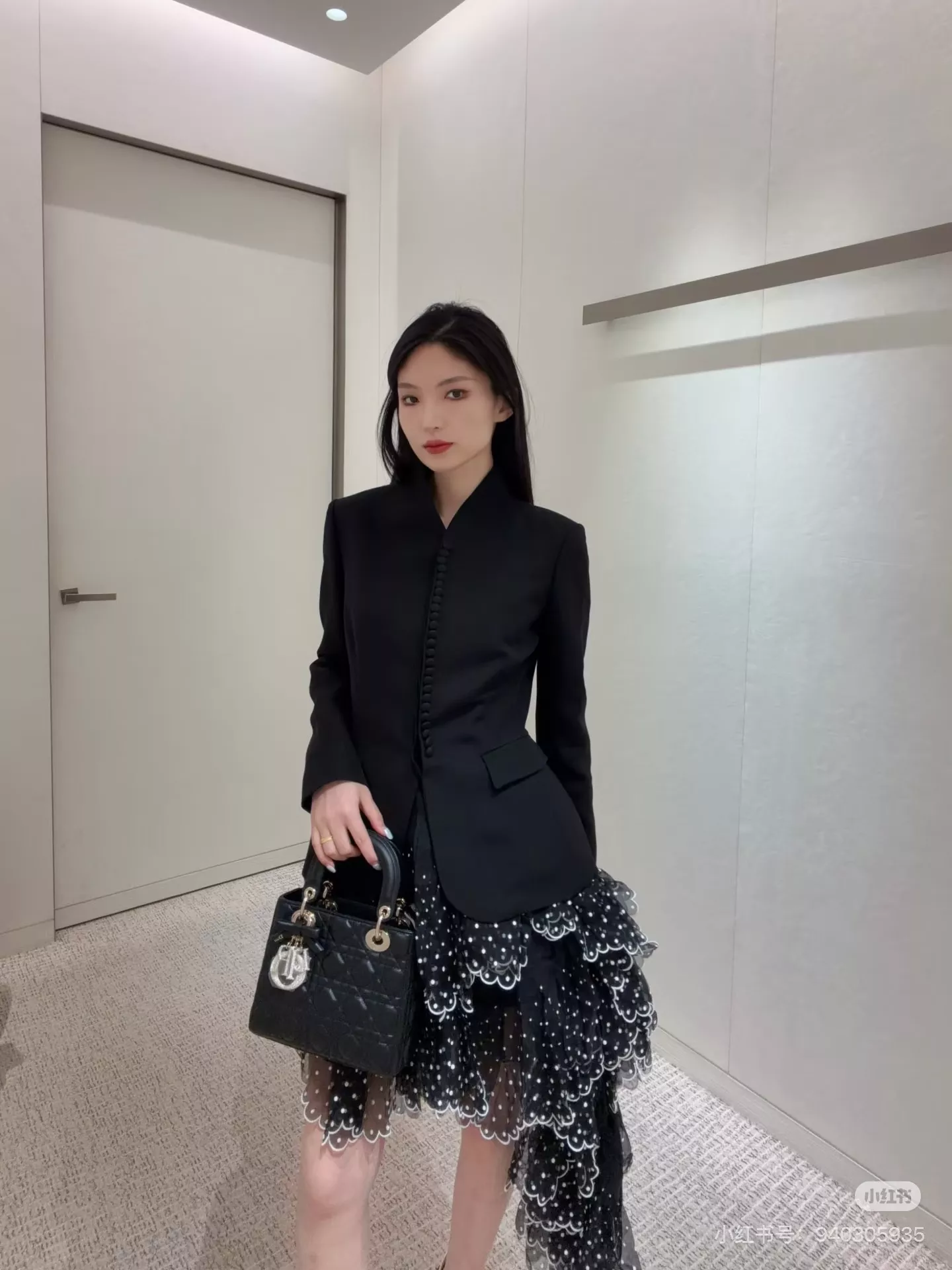 디올 스탠드칼라 슬림핏 버튼 정장 재킷 상세 이미지 29