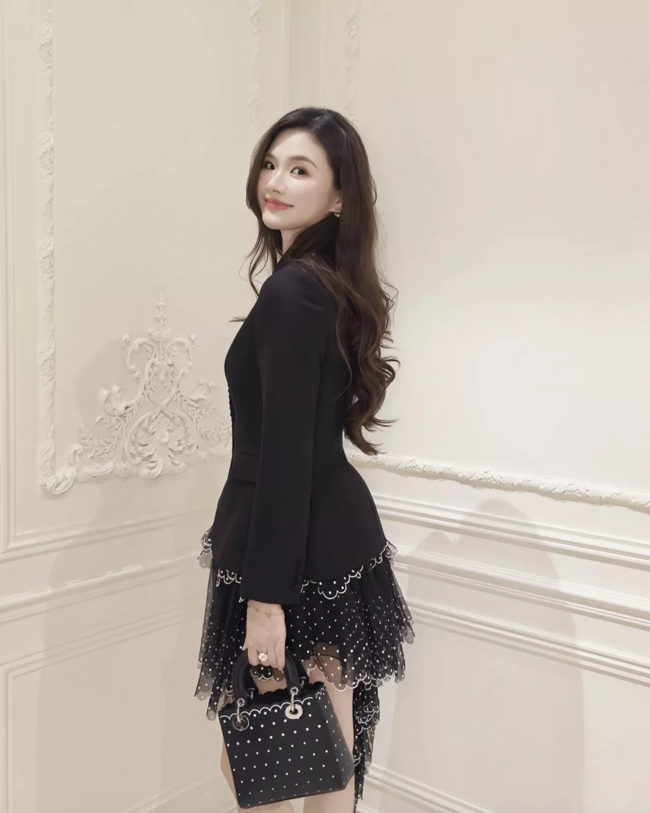 디올 스탠드칼라 슬림핏 버튼 정장 재킷 상세 이미지 19