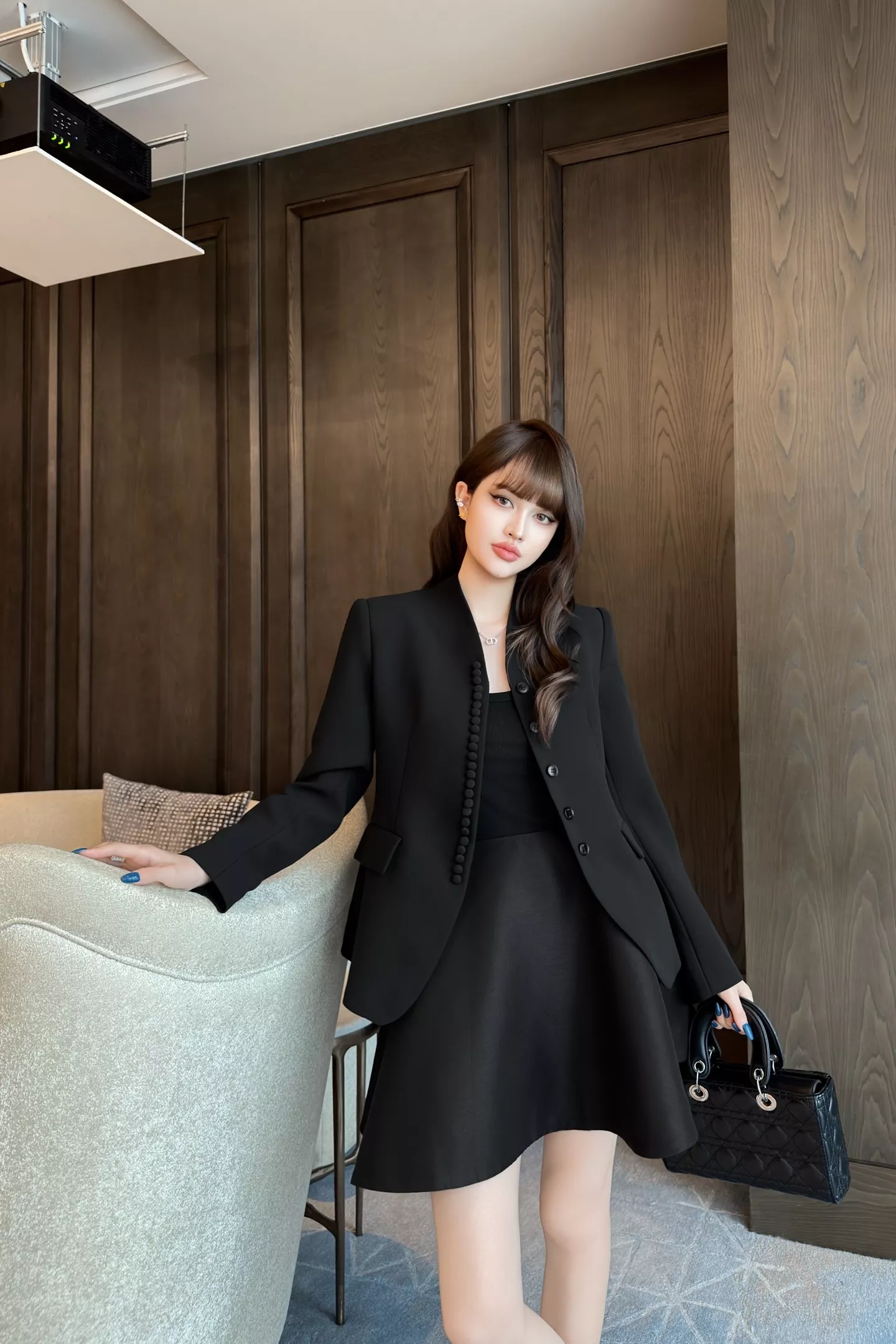 디올 스탠드칼라 슬림핏 버튼 정장 재킷 상세 이미지 42