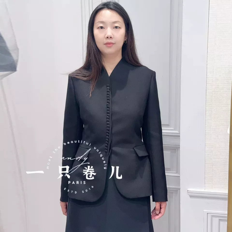 디올 스탠드칼라 슬림핏 버튼 정장 재킷 상세 이미지 35