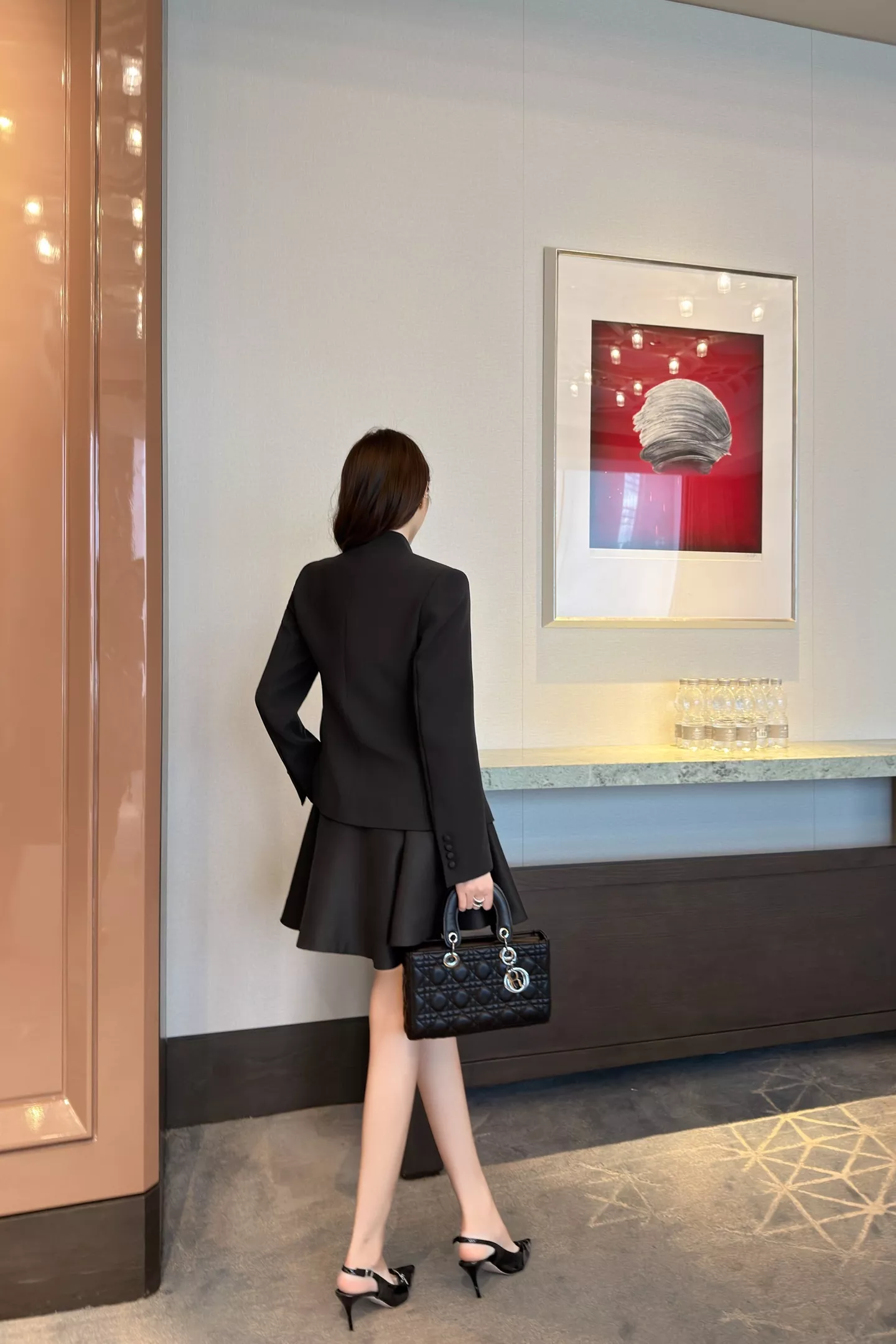 디올 스탠드칼라 슬림핏 버튼 정장 재킷 상세 이미지 45