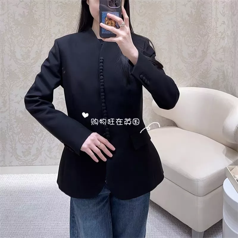 디올 스탠드칼라 슬림핏 버튼 정장 재킷 상세 이미지 25