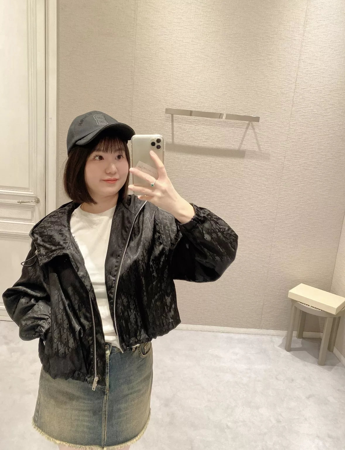 디올 자카드 모노그램 후드 집업 스커트팬츠 투피스 상세 이미지 24