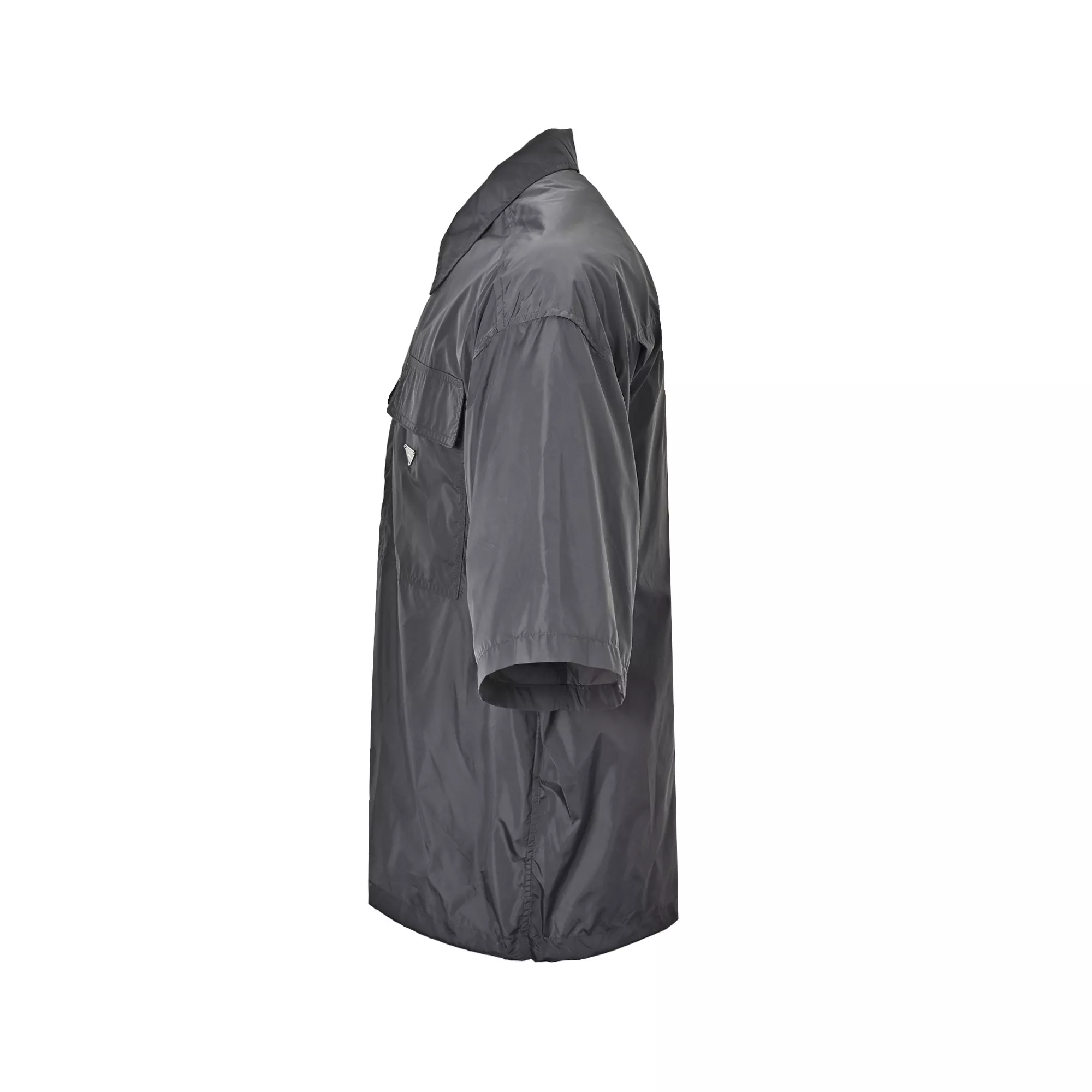프라다 삼각 로고 포켓 리사이클 나일론 반소매 셔츠 상세 이미지 2