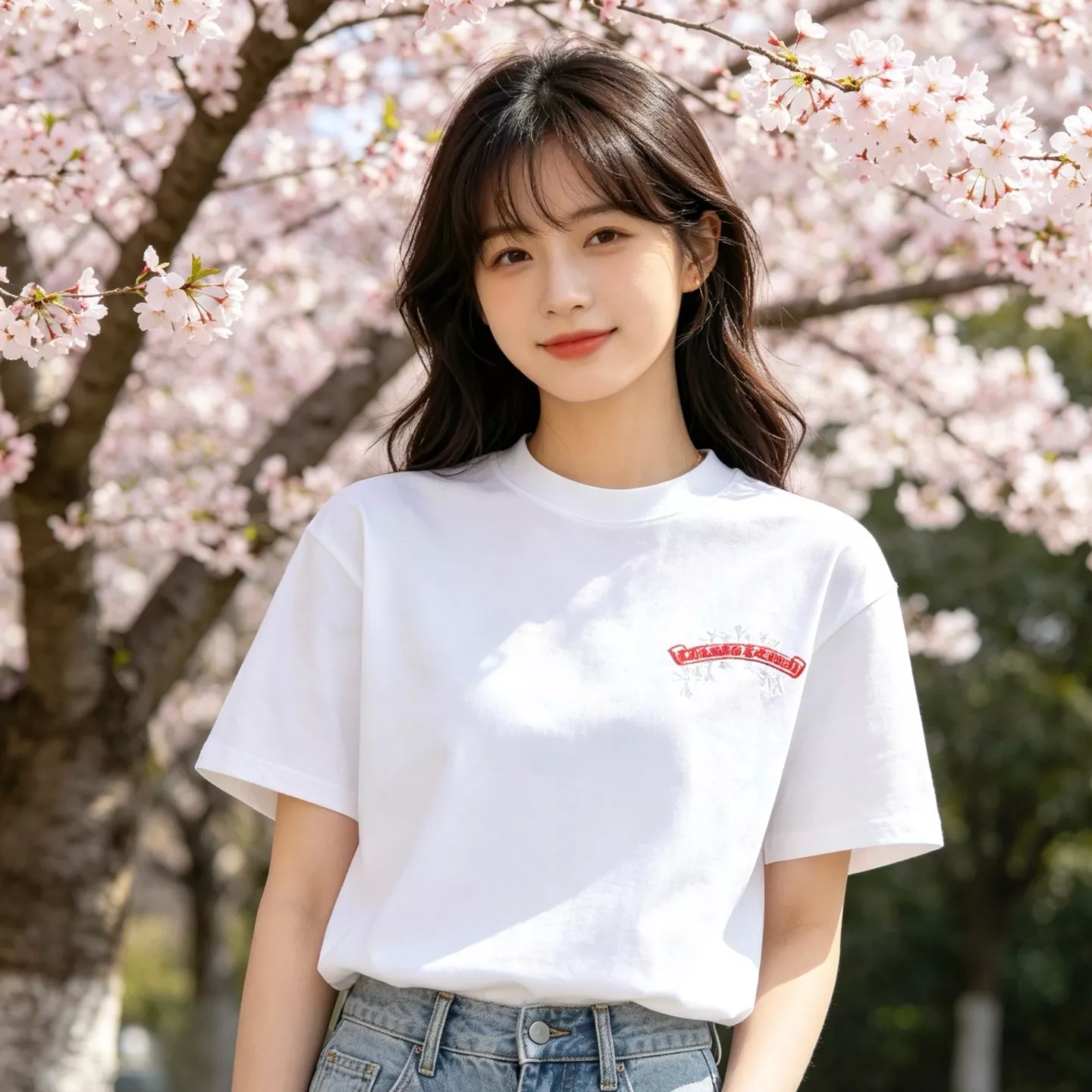 크롬하츠 십자가 클러스터 자수 오버핏 반소매 티셔츠 상세 이미지 12