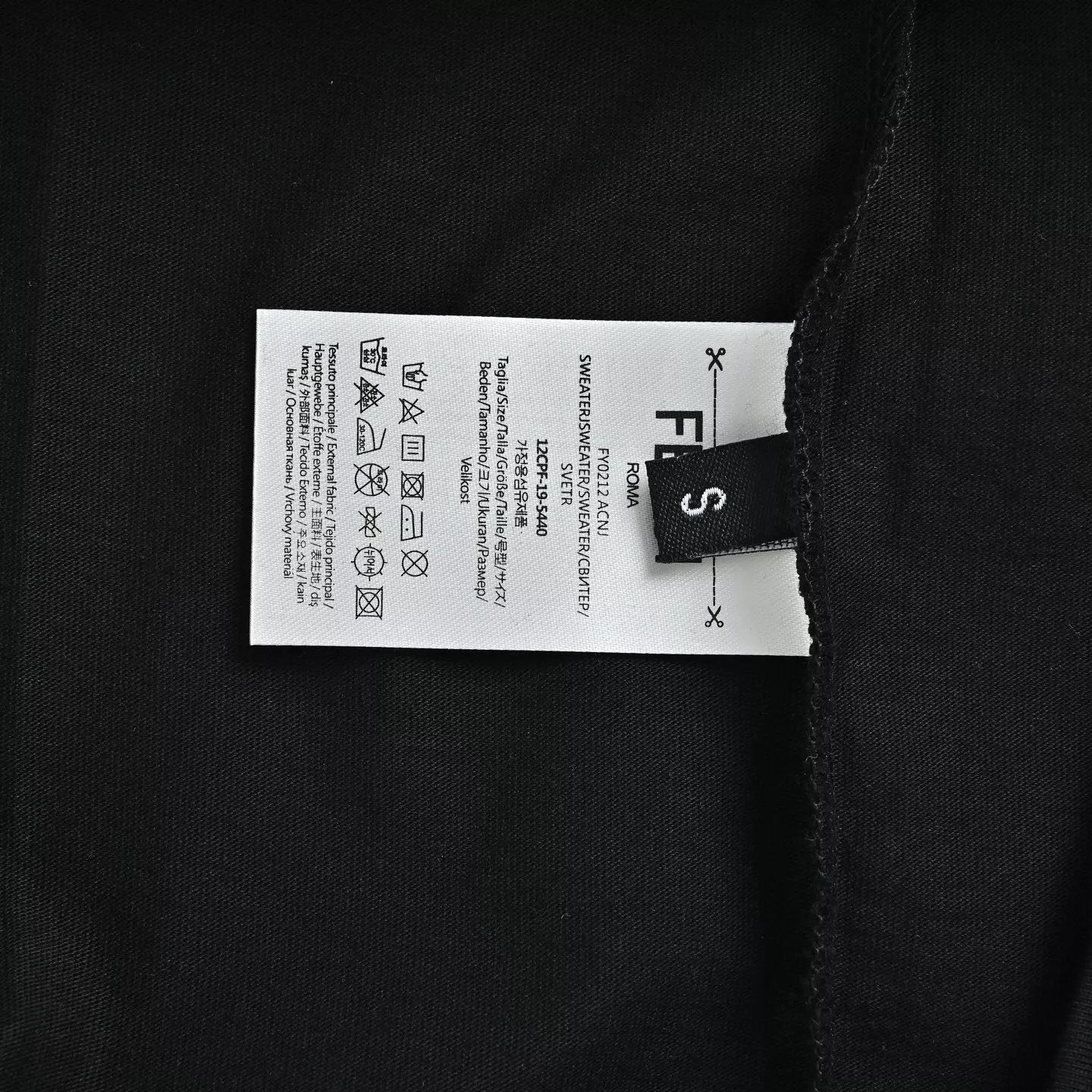 펜디 패치 자수 포켓 코튼 반소매 티셔츠 상세 이미지 6