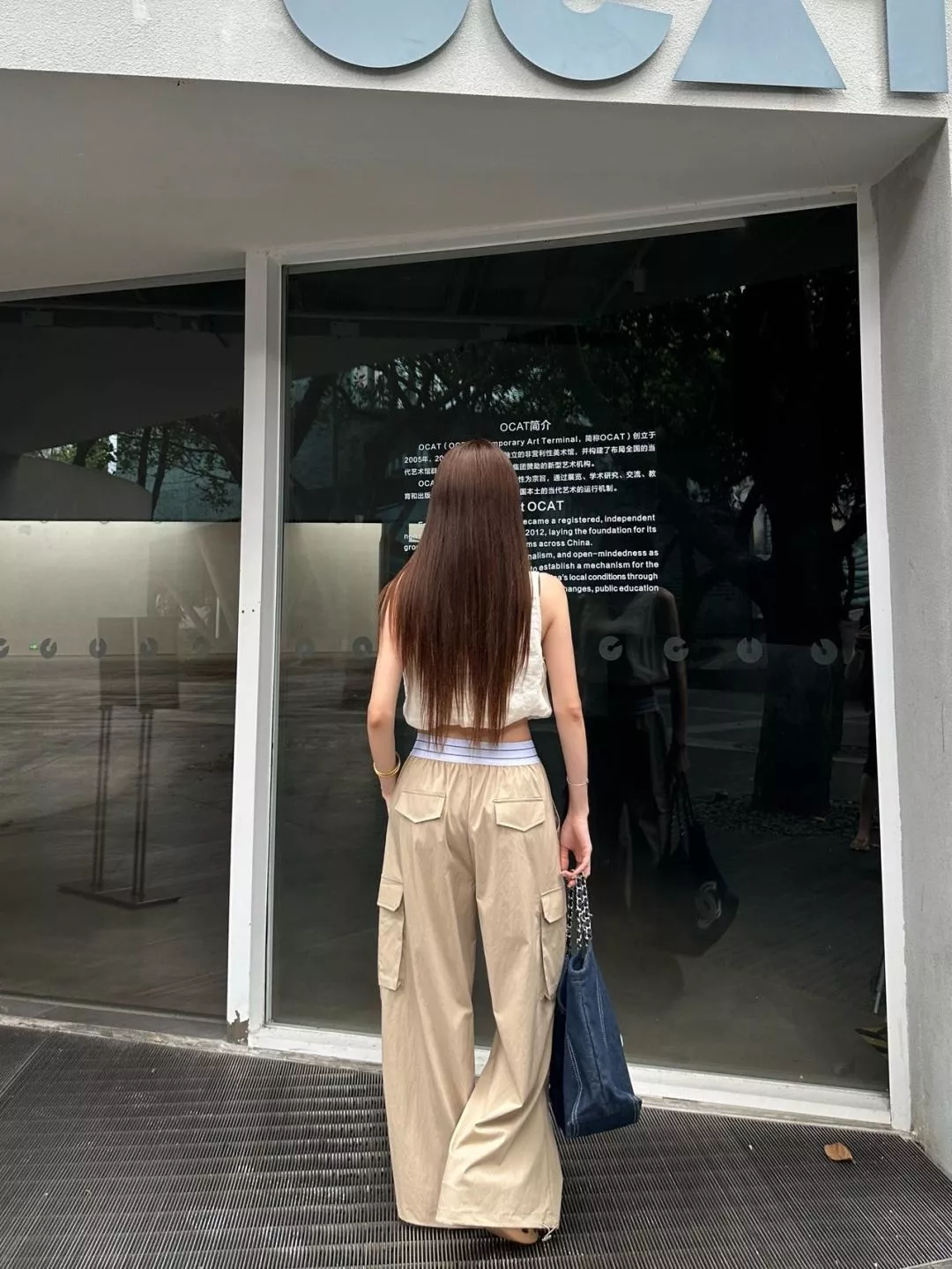 알렉산더왕 로고 밴딩 웨이스트 카고 와이드 팬츠 상세 이미지 27
