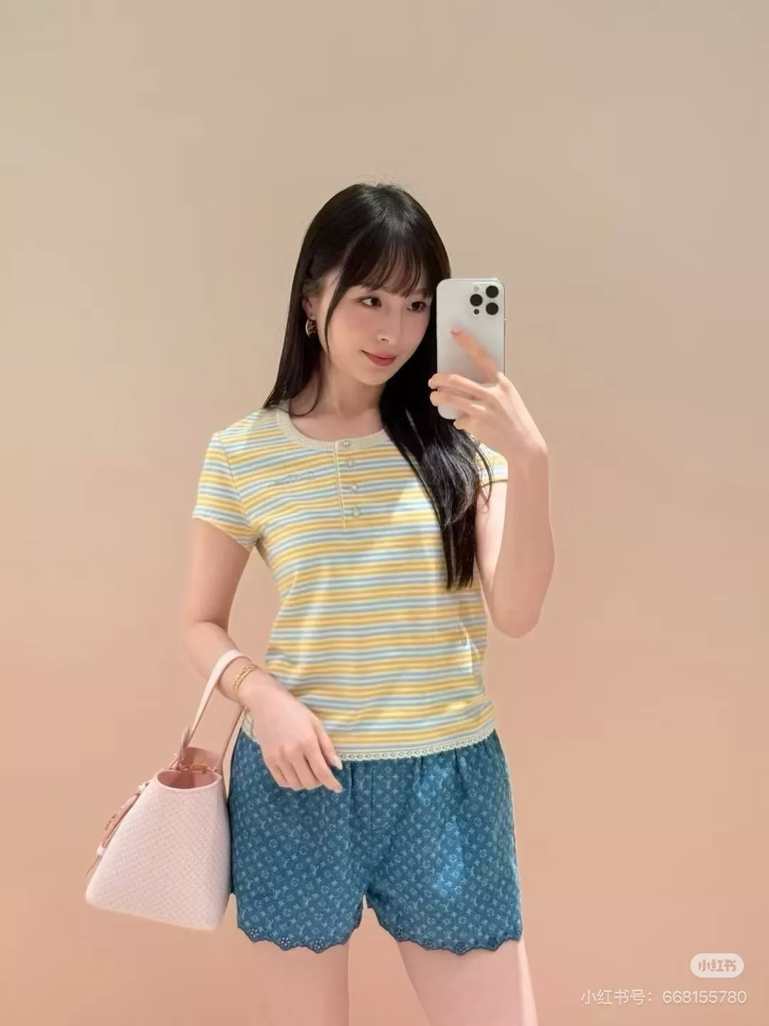 루이비통 모노그램 워싱 데님 밴딩 쇼트 팬츠 상세 이미지 24