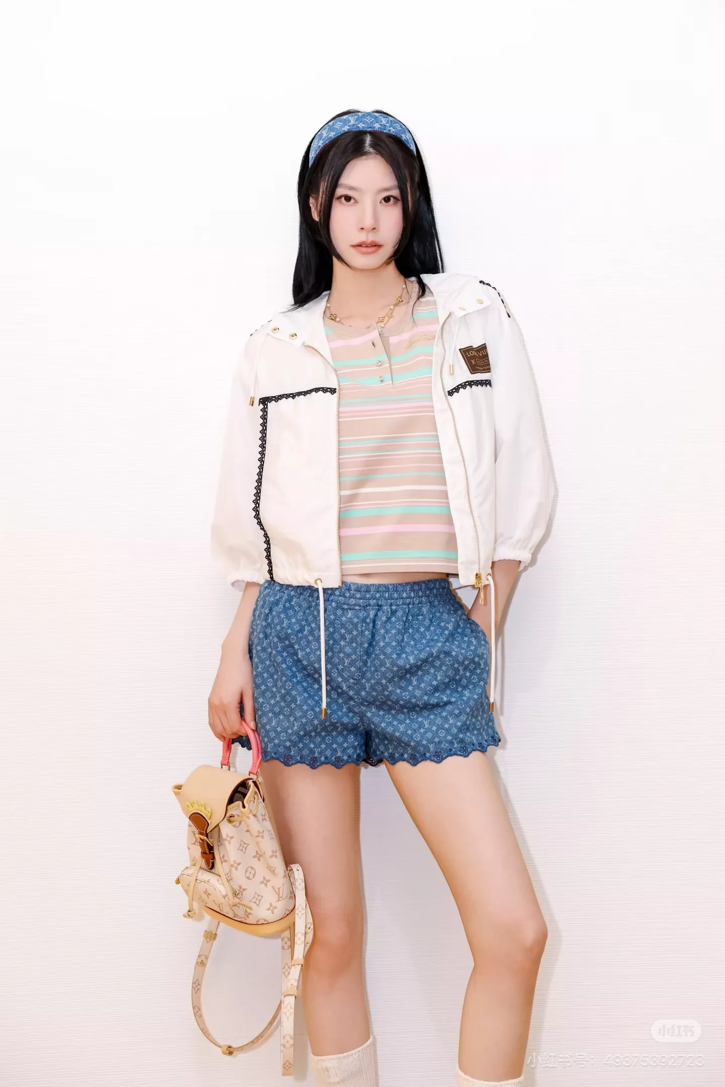 루이비통 모노그램 워싱 데님 밴딩 쇼트 팬츠 상세 이미지 55