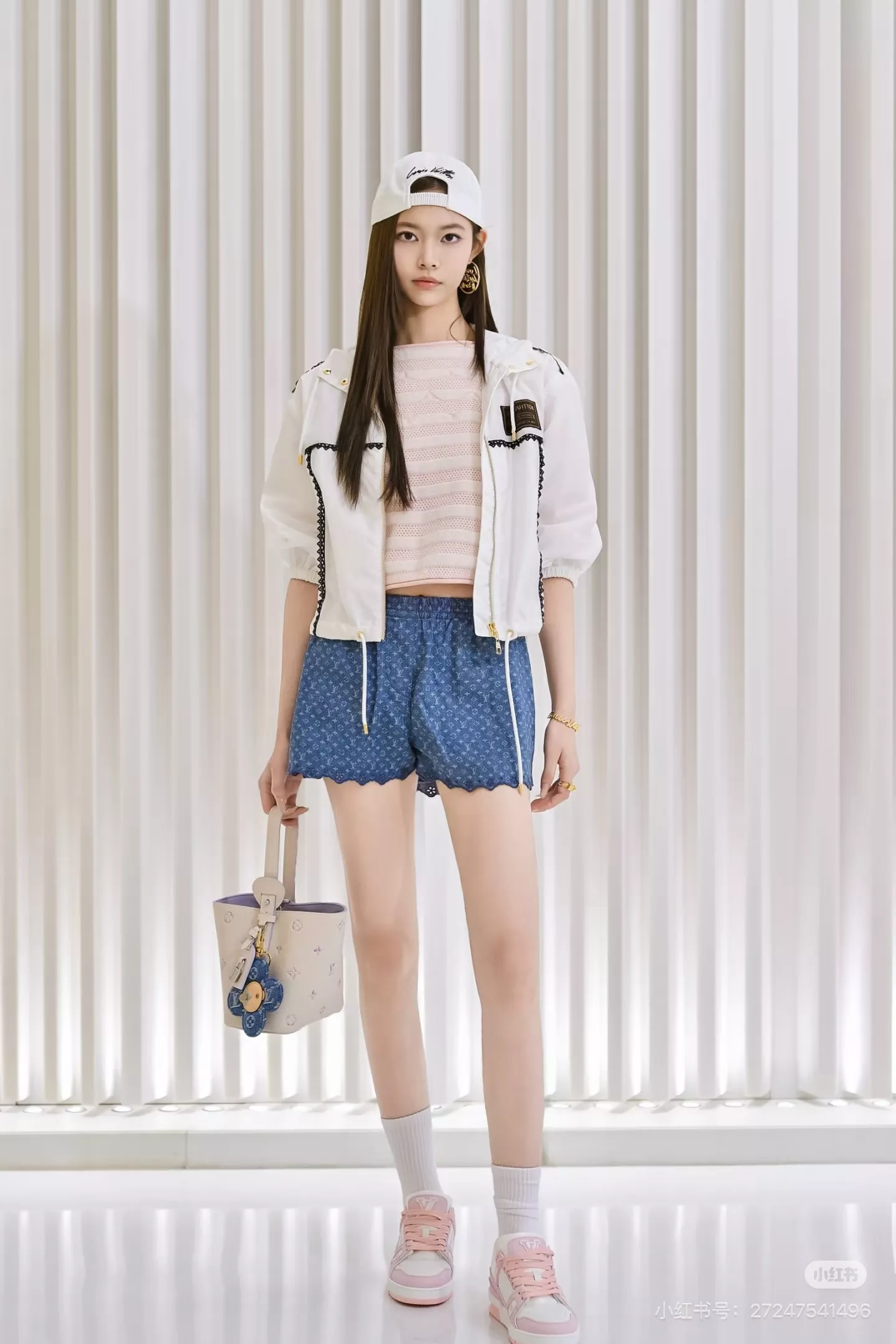 루이비통 모노그램 워싱 데님 밴딩 쇼트 팬츠 상세 이미지 52