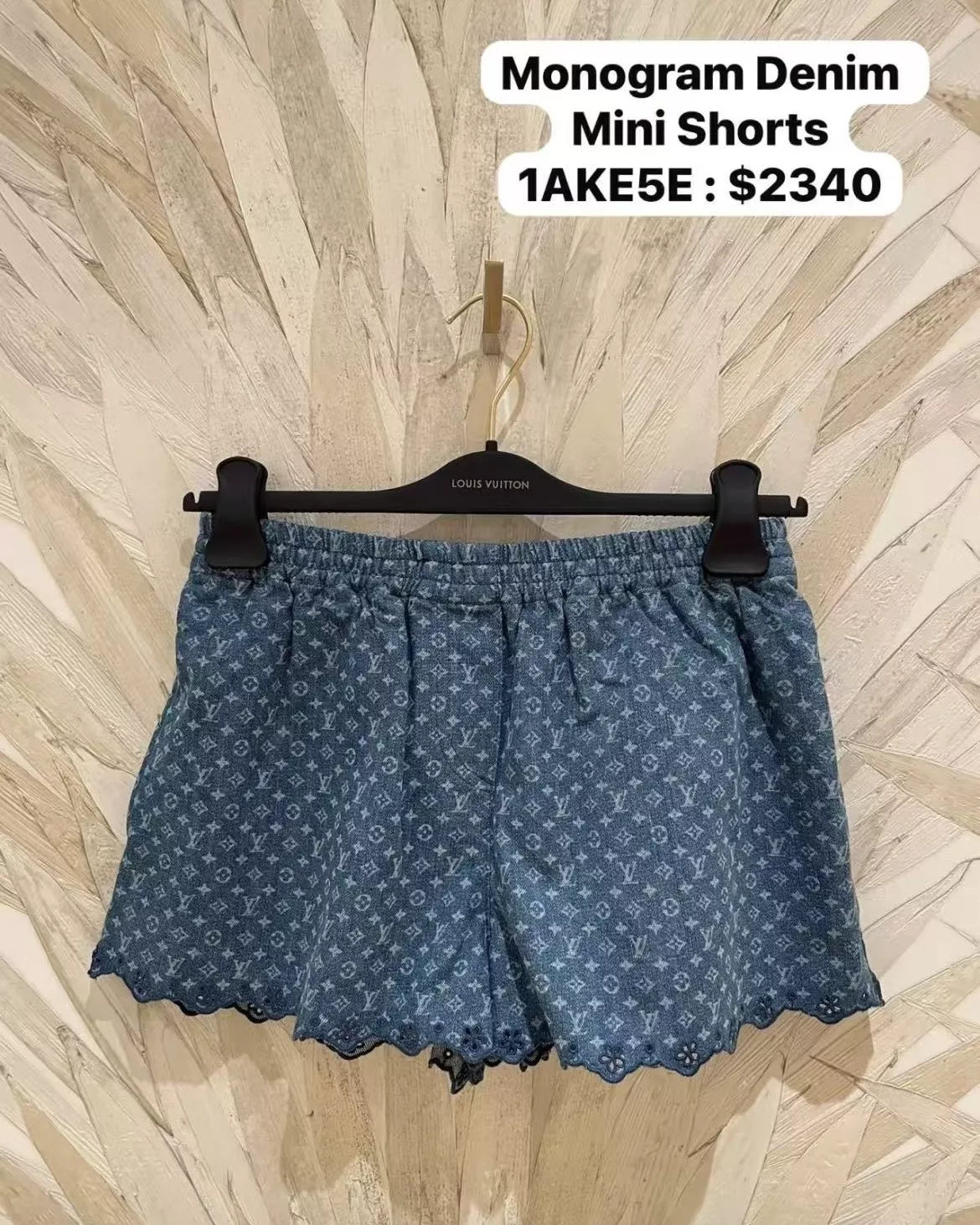 루이비통 모노그램 워싱 데님 밴딩 쇼트 팬츠 상세 이미지 25
