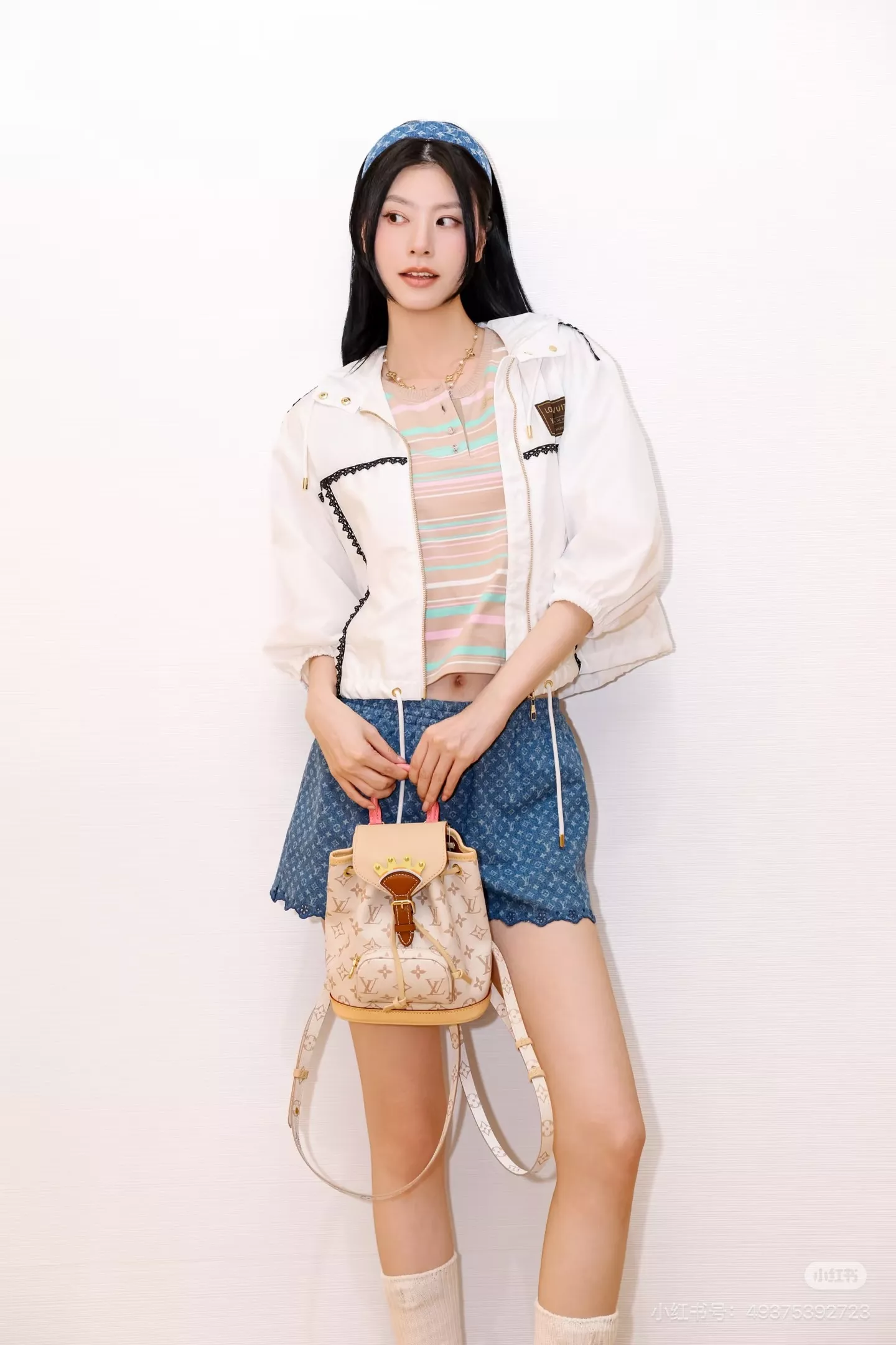 루이비통 모노그램 워싱 데님 밴딩 쇼트 팬츠 상세 이미지 57