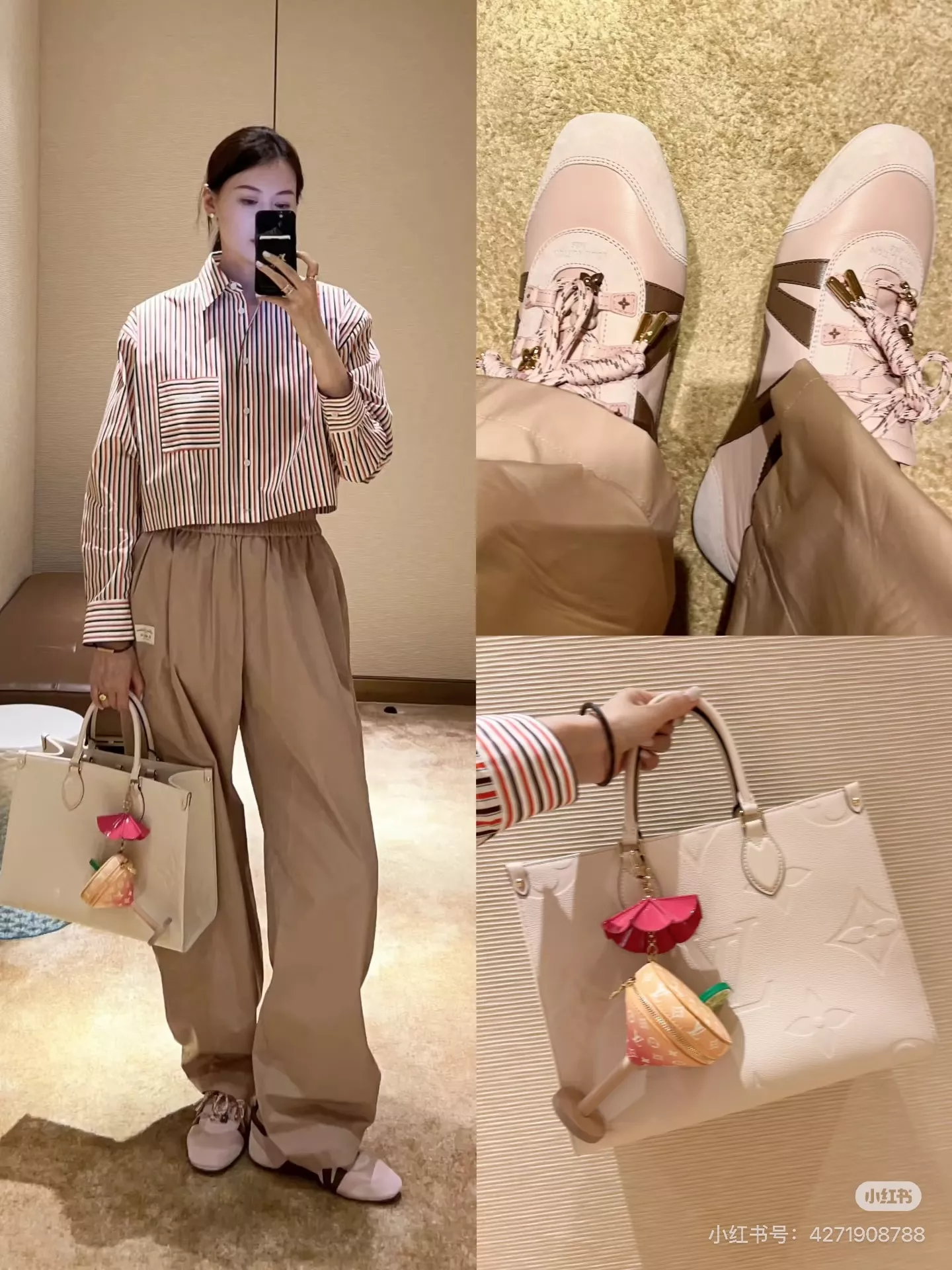 로에베 크롭 스트라이프 코튼 긴소매 셔츠 상세 이미지 21