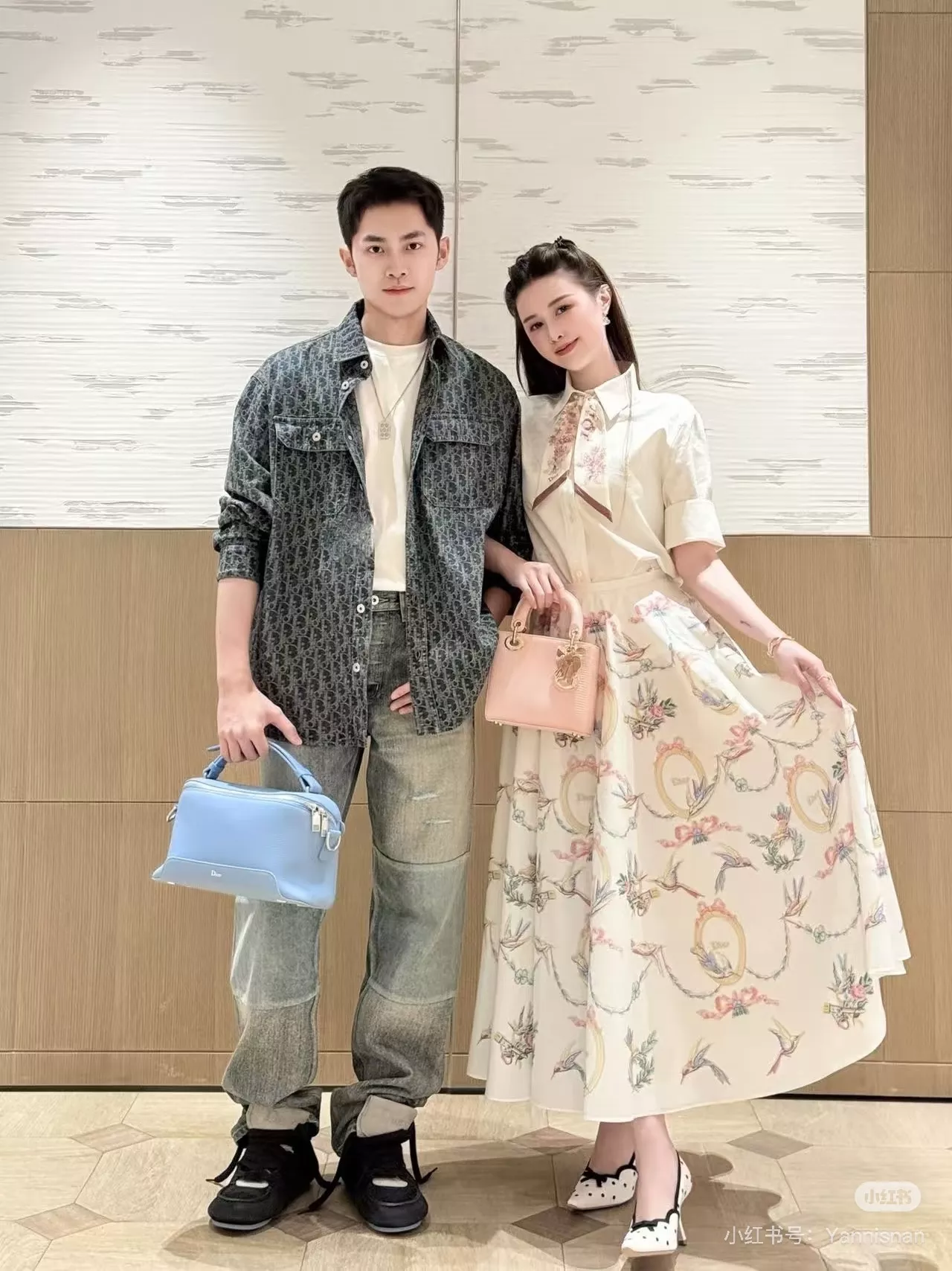 디올 빈티지 허밍버드 프린트 하이웨이스트 A라인 롱 스커트 상세 이미지 28