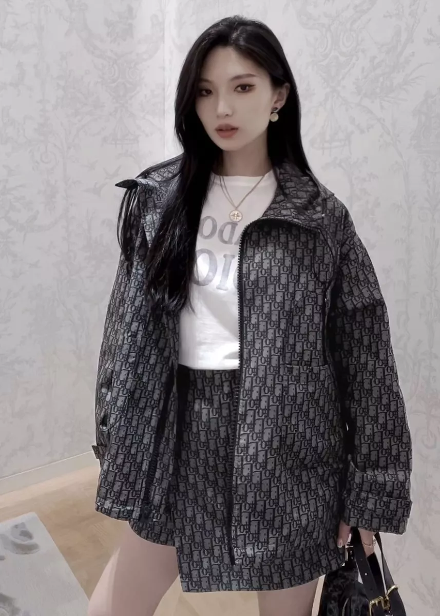 디올 오블리크 자카드 랩 스타일 큐롯 미니 스커트 상세 이미지 40