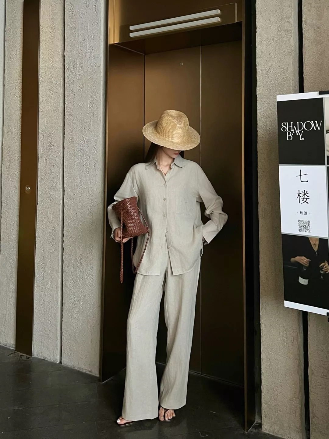 브루넬로쿠치넬리 내추럴 린넨 루즈핏 긴소매 셔츠 상세 이미지 10